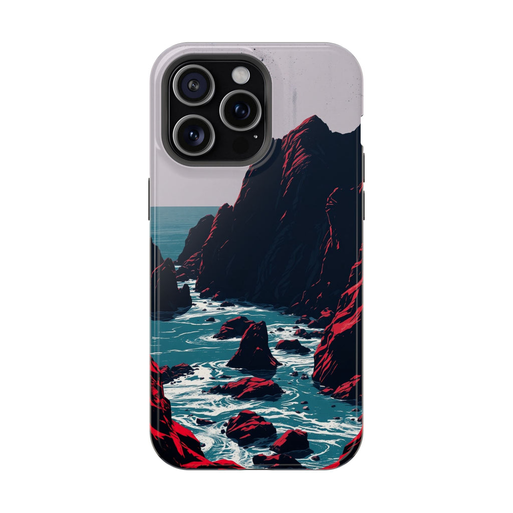 iPhone Vibrant Rocky Coastline Design Slim Everyday iPhone 15 Designer · iPhone