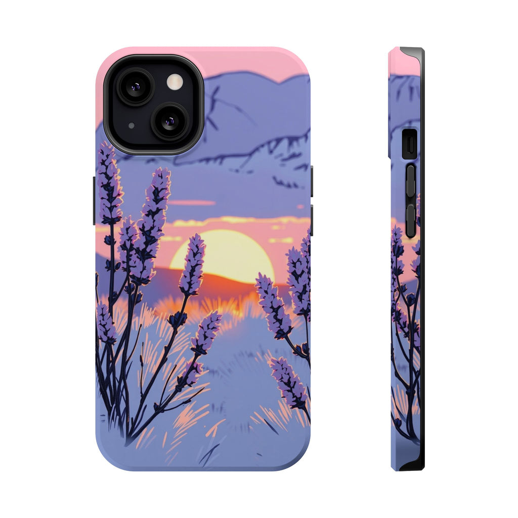 iPhone Mesa Sunset Hand-Drawn Sketch Slim Everyday Designer Case · iPhone Case