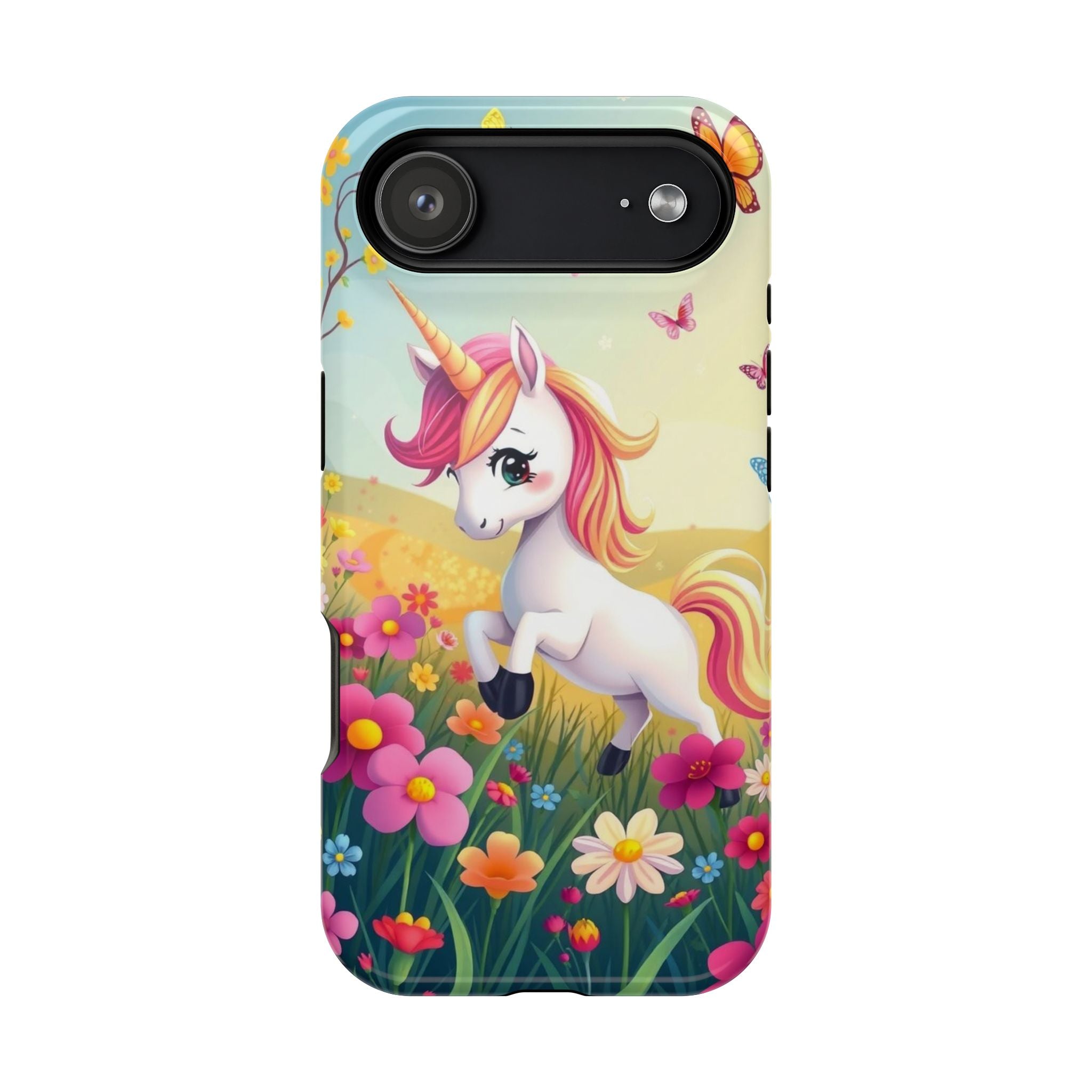 iPhone Magical Meadow Unicorn Kids Fun iPhone Phone Case Gift Slim · iPhone Case