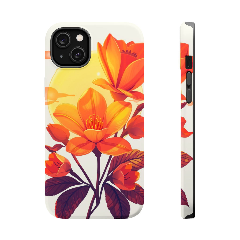 iPhone Dreamy Neon Floral Design Bold Modern Everyday Snap Case · iPhone Case