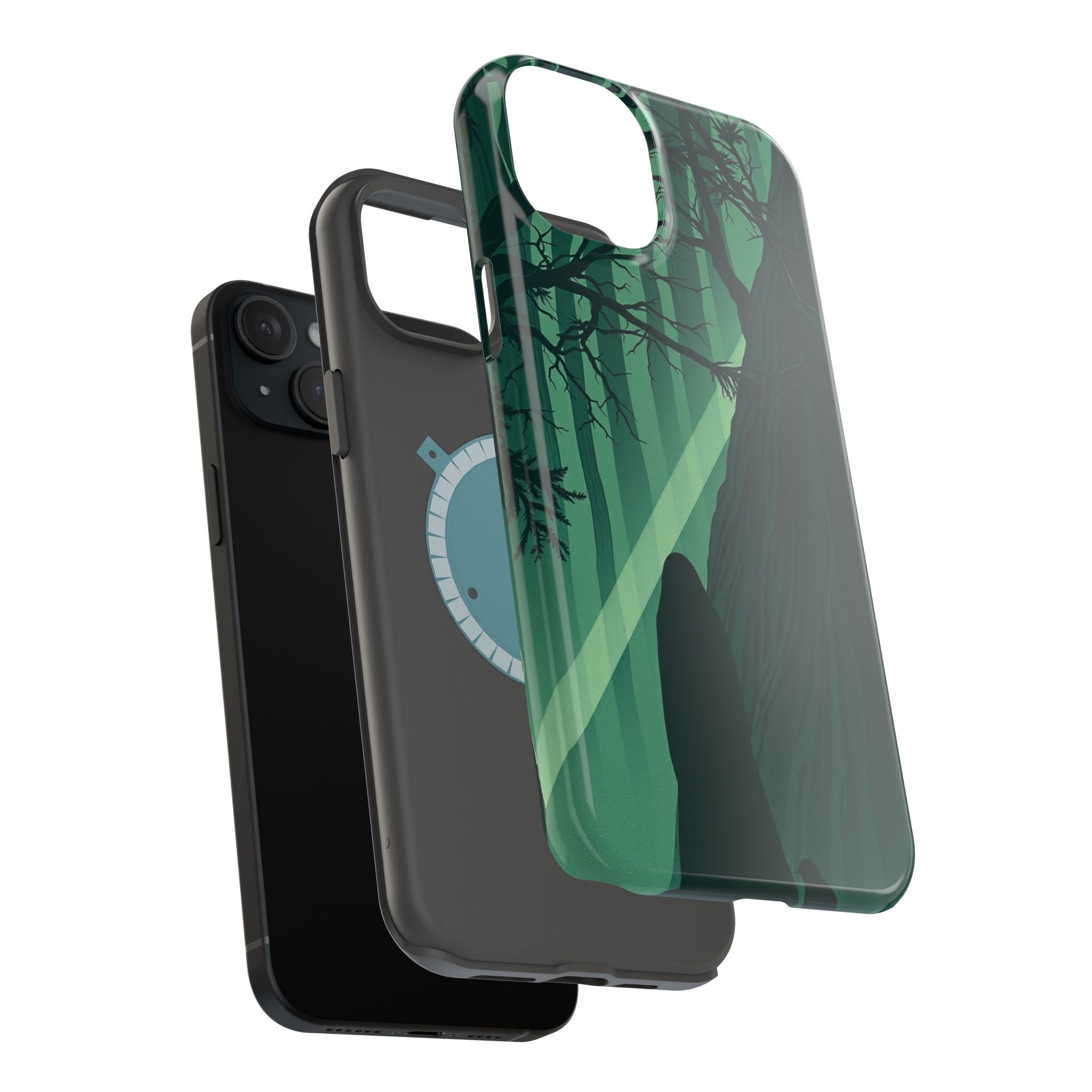 iPhone Sage And Ivory Dark Forest Spirits Slim Everyday Designer Case · iPhone C