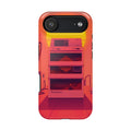 iPhone Polaroid Stack Memory Neon Cyberpunk Slim Everyday Designer Case · iPhone