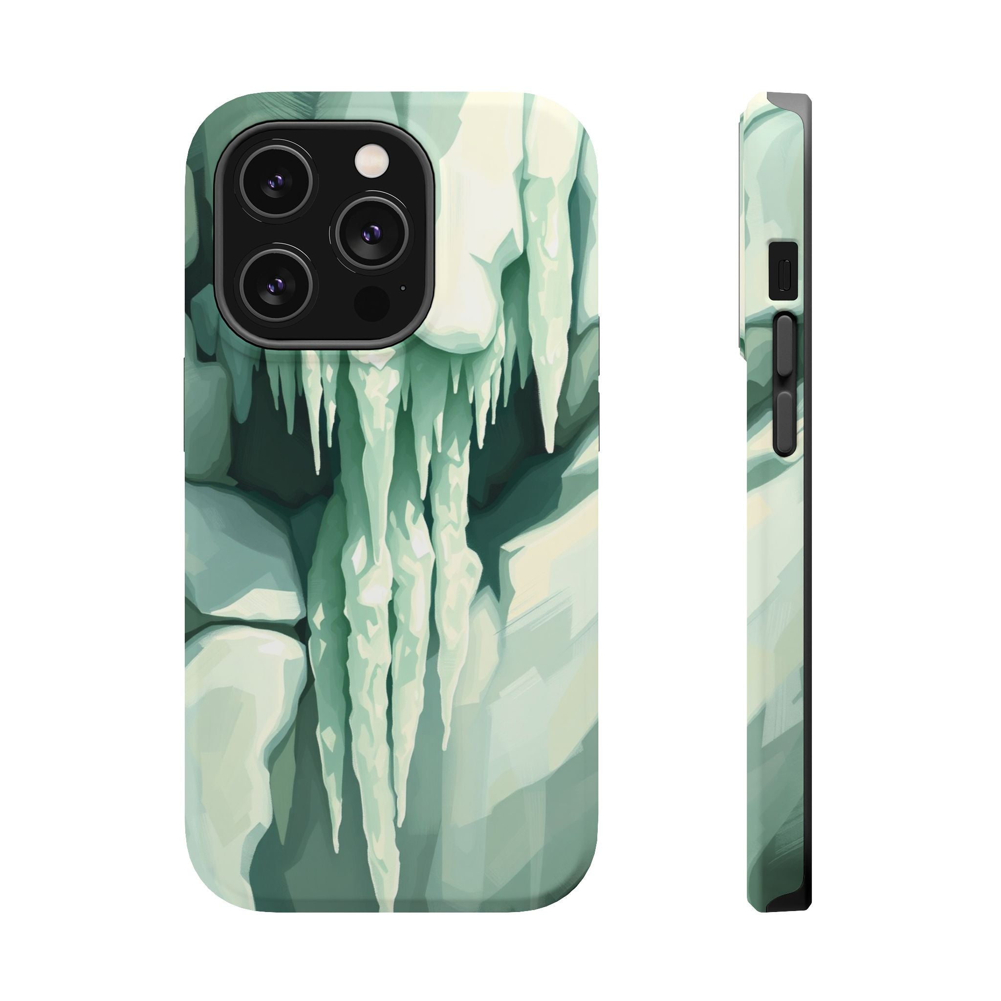 iPhone Earthy Icicle Formation Design Slim Everyday Designer Case · iPhone Case