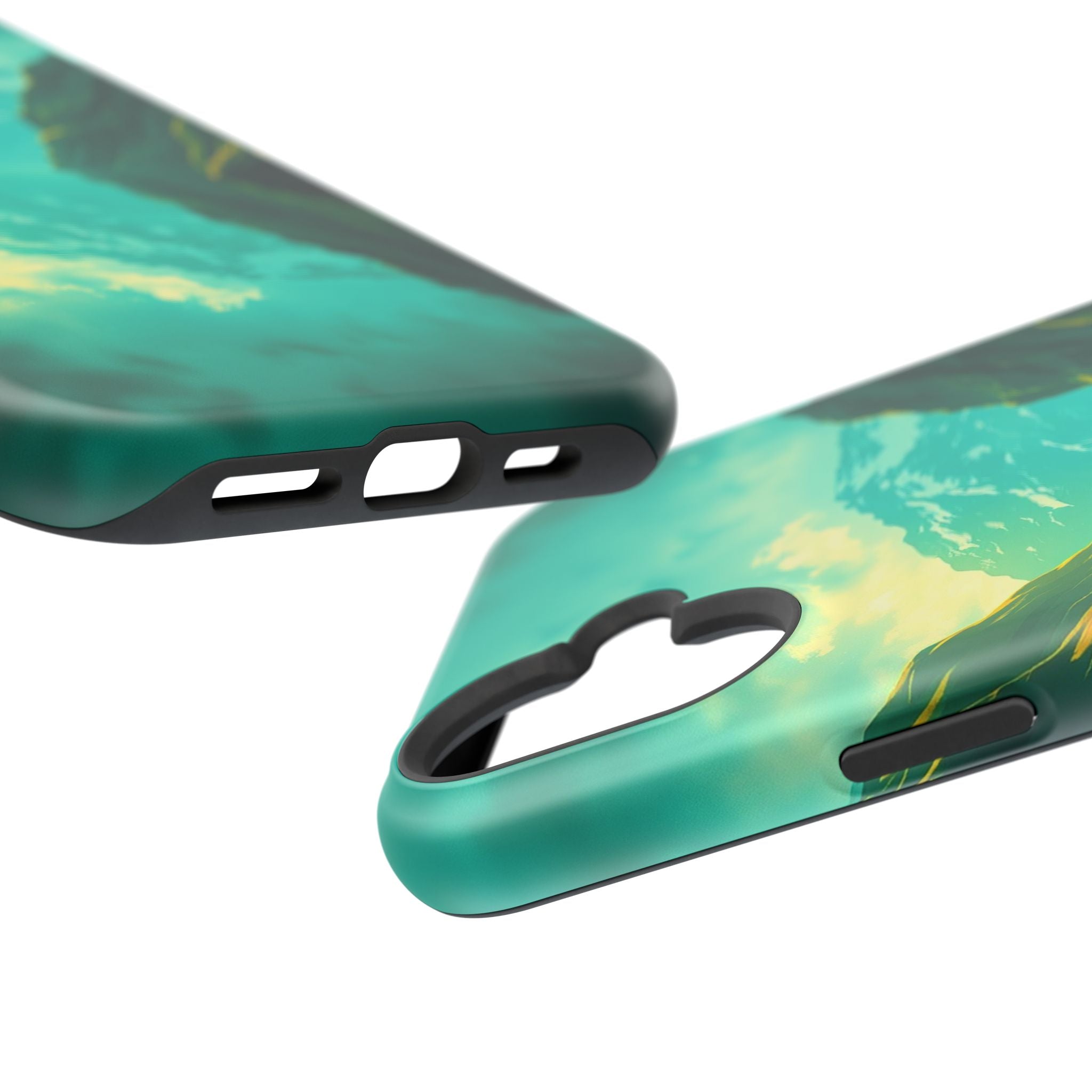 iPhone Fjord Reflection Bold Art Bold Modern Everyday Snap Case · iPhone Case