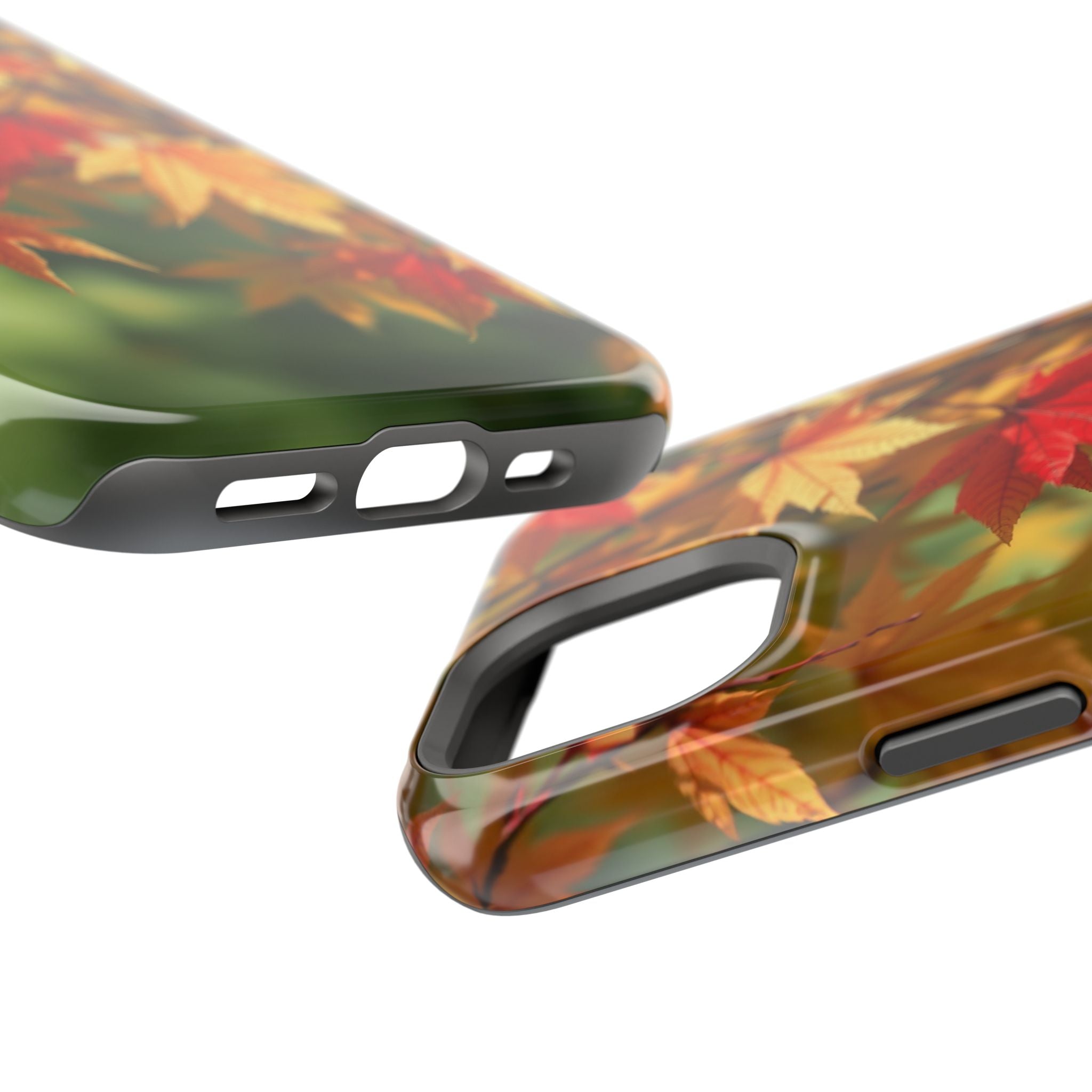 iPhone Earthy Autumn Maple Design Bold Modern Everyday Snap Case · iPhone Case