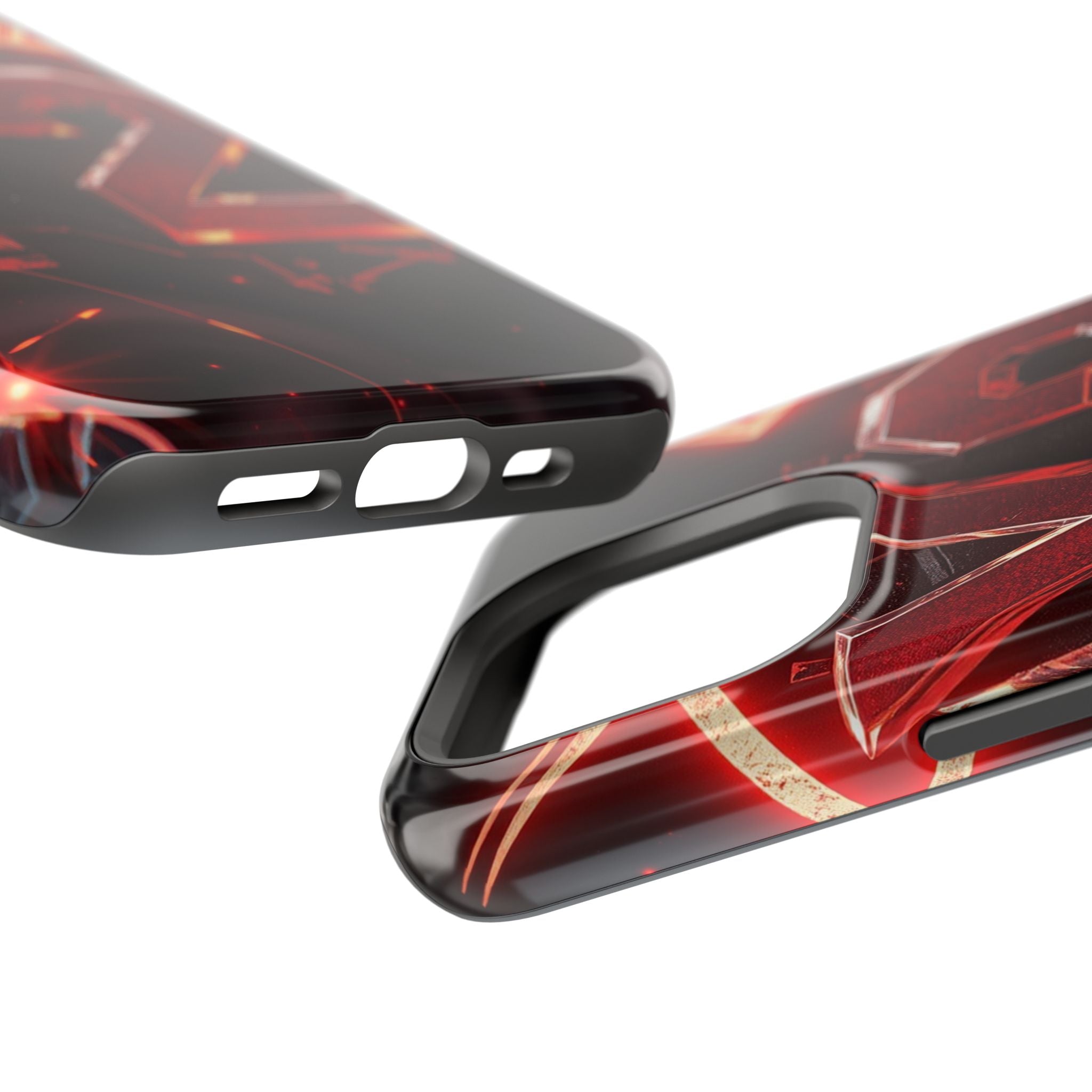 iPhone Y2K Holographic Bold Art Slim Everyday Designer Case · iPhone Case
