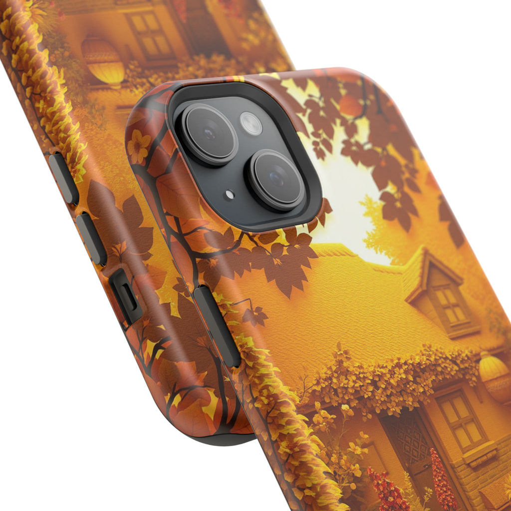iPhone Vibrant Cottage Garden Design Slim Everyday Designer Case · iPhone Case