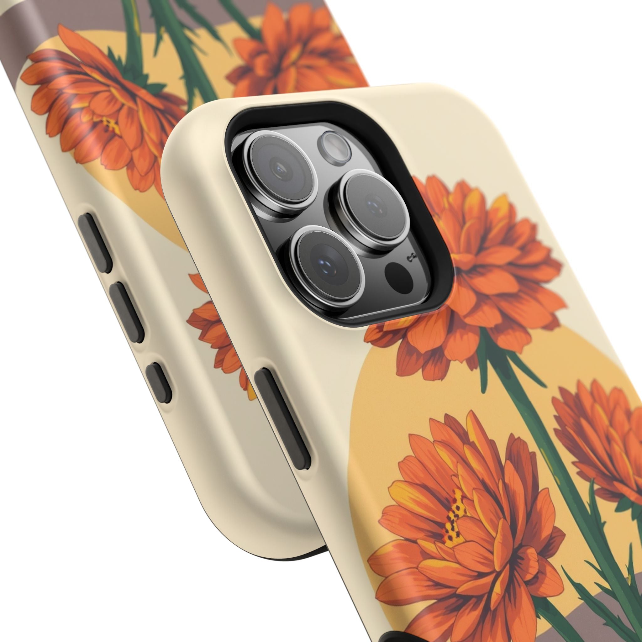 iPhone Ranunculus Stack Bold Art Bold Modern Everyday Snap Case · iPhone Case