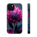iPhone Cyan And Magenta Floral Dark Academia Slim iPhone Everyday · iPhone Case