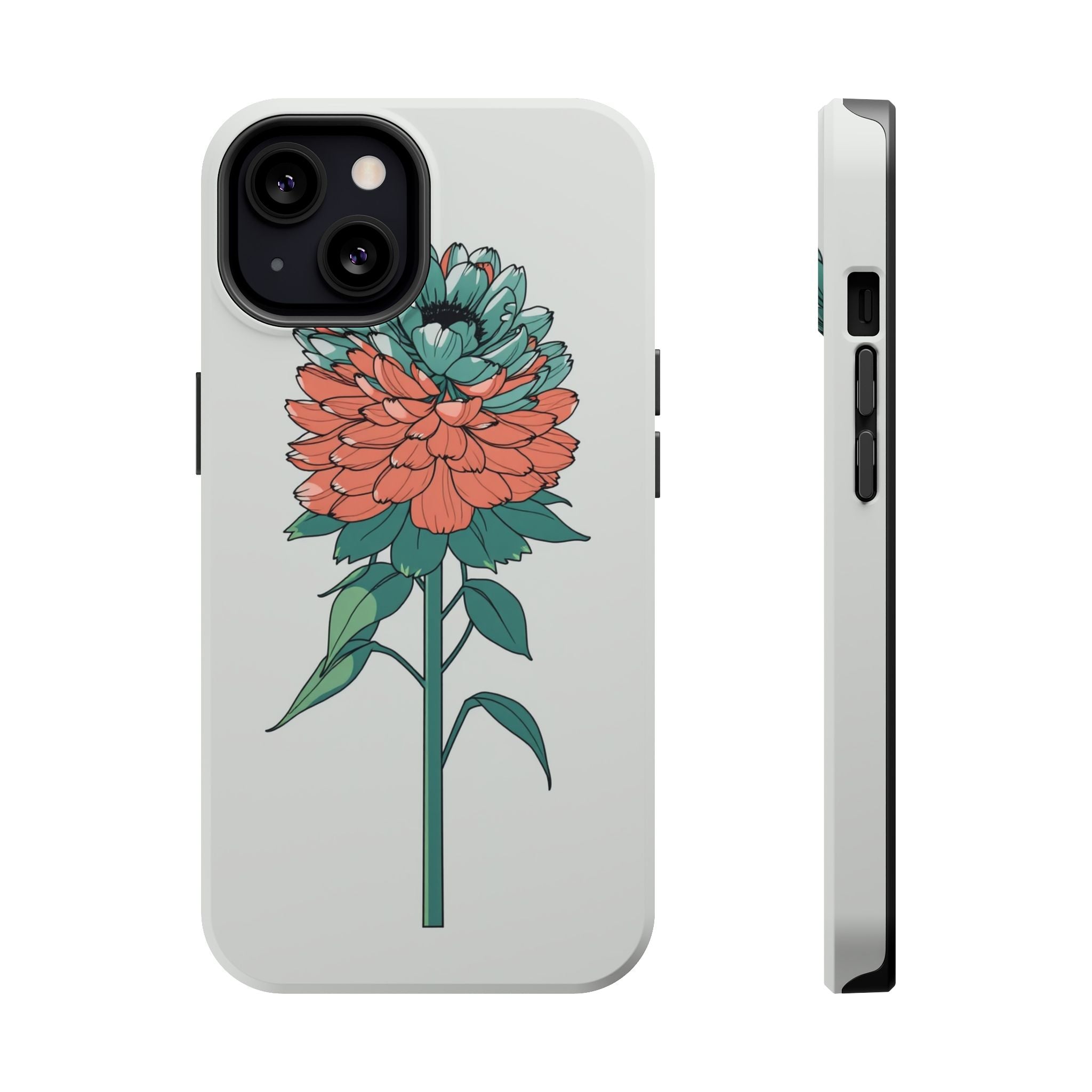 iPhone Serene Ranunculus Stack Design Slim Everyday Designer Case · iPhone Case