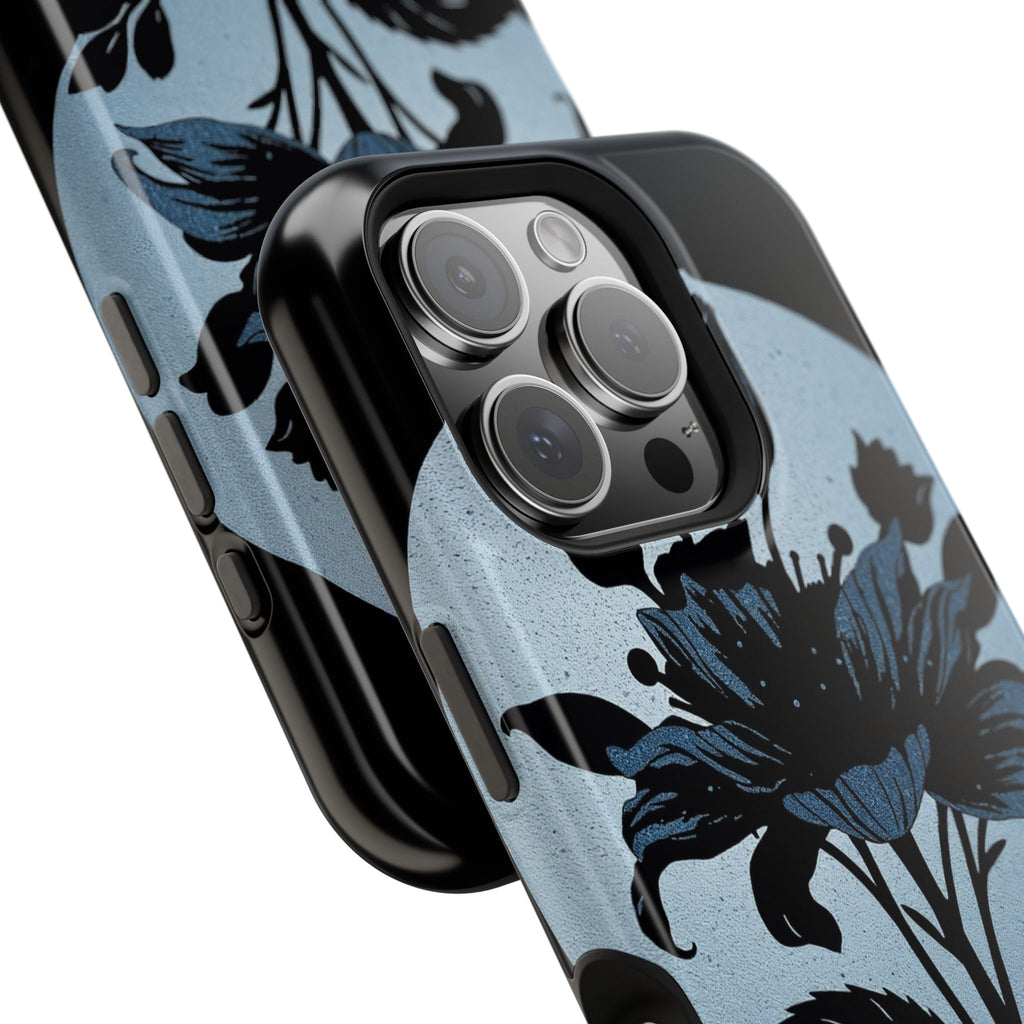 iPhone Radiant Floral Silhouette Design Slim Everyday Designer Case · iPhone Cas
