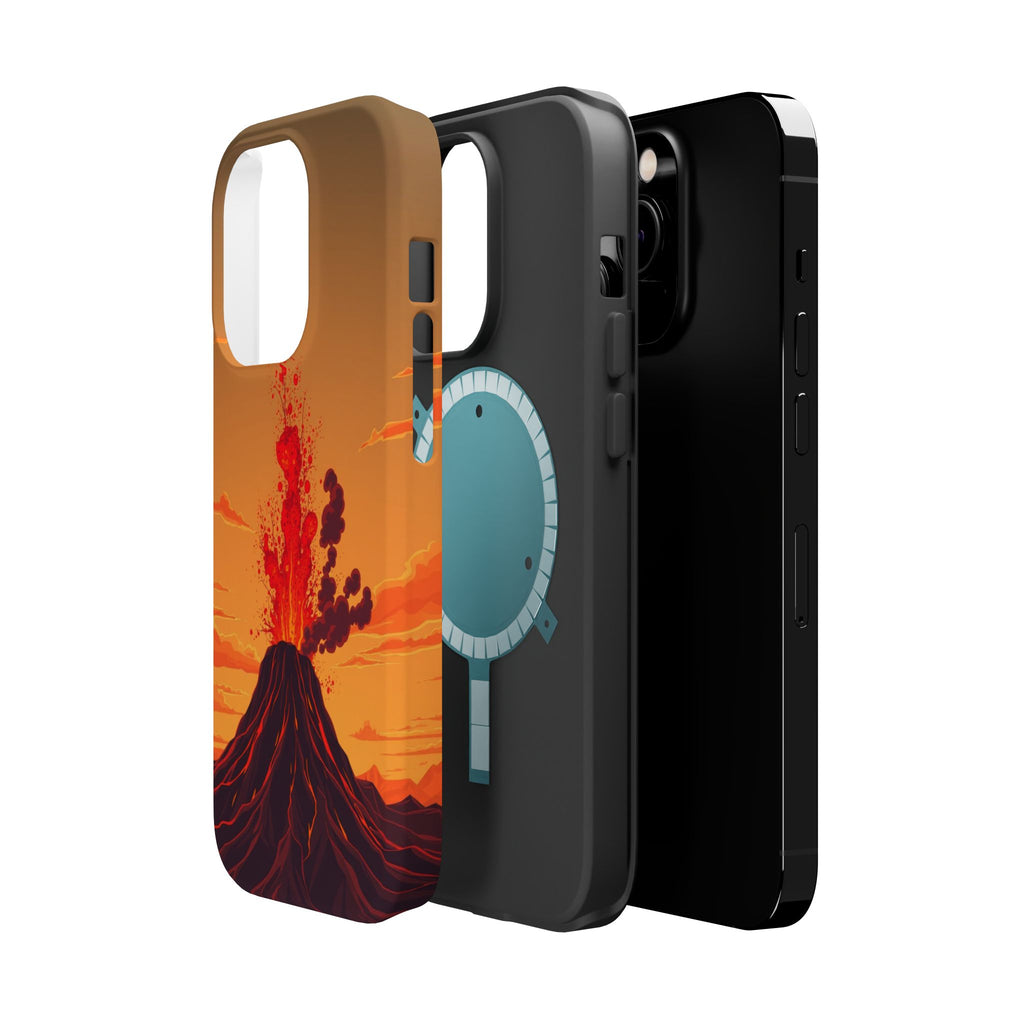 iPhone Sunset Amber And Peach Volcanic Eruption Soft iPhone Finish · iPhone Case