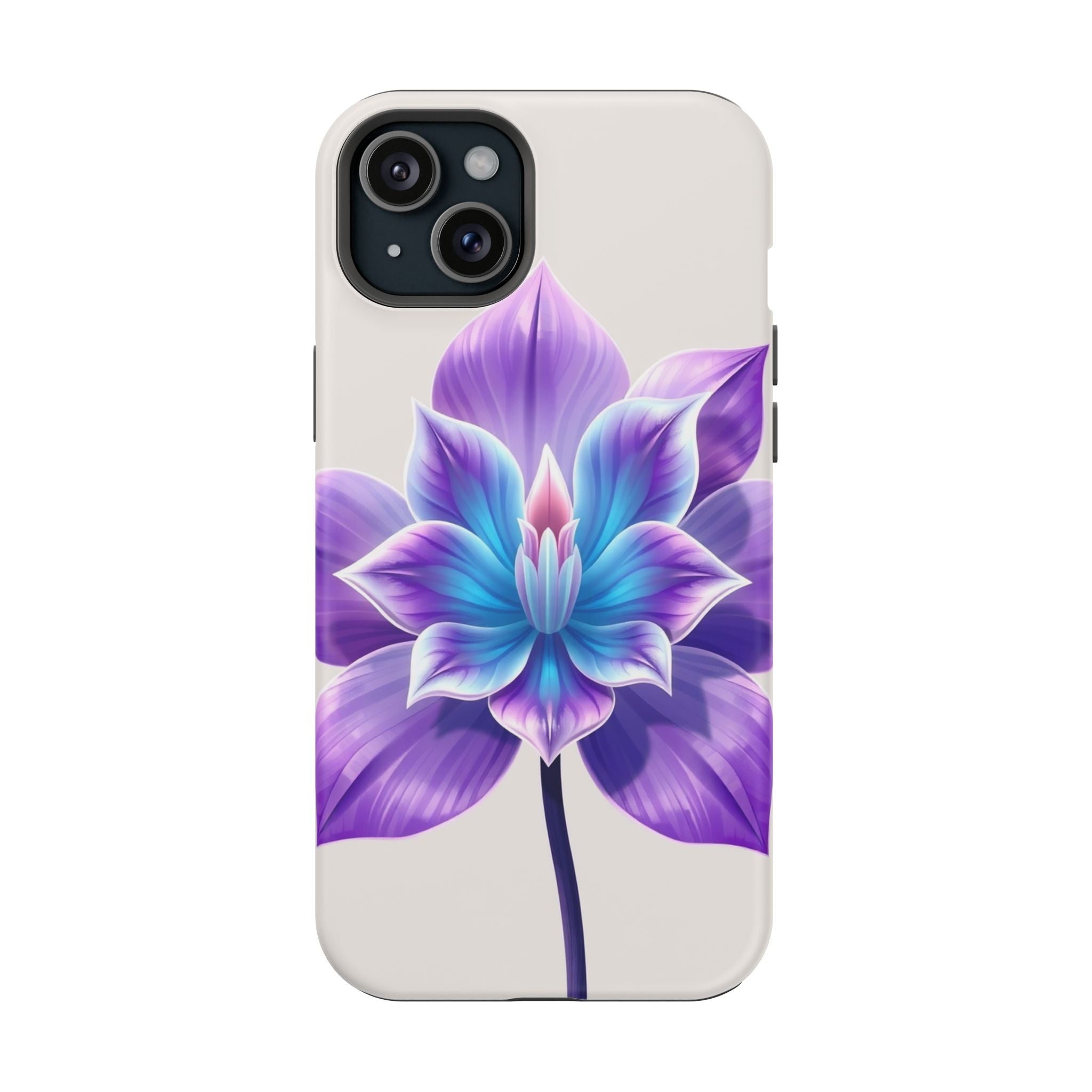 iPhone Dreamy Neon Floral Design 10 Slim Everyday Designer Case · iPhone Case
