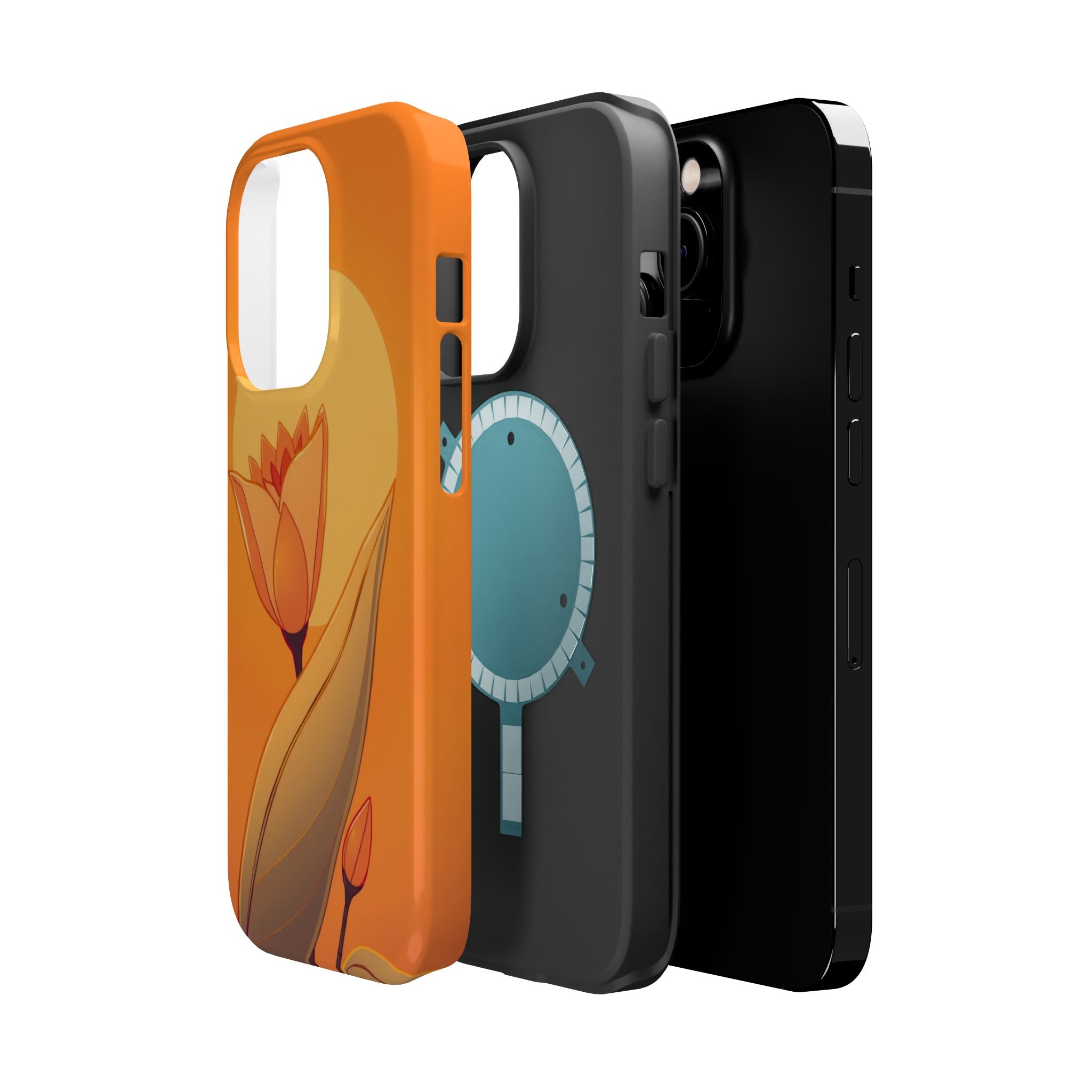iPhone Bloom and Leaf Minimalist Line Art Slim iPhone Everyday Designer · iPhone