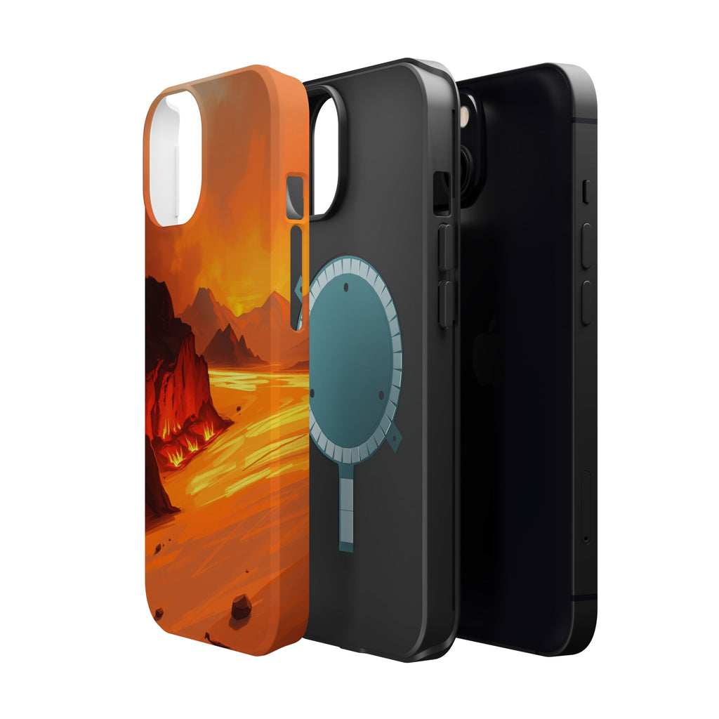 iPhone Burnt Orange And Sand Wildfire Glow Slim iPhone Everyday · iPhone Case