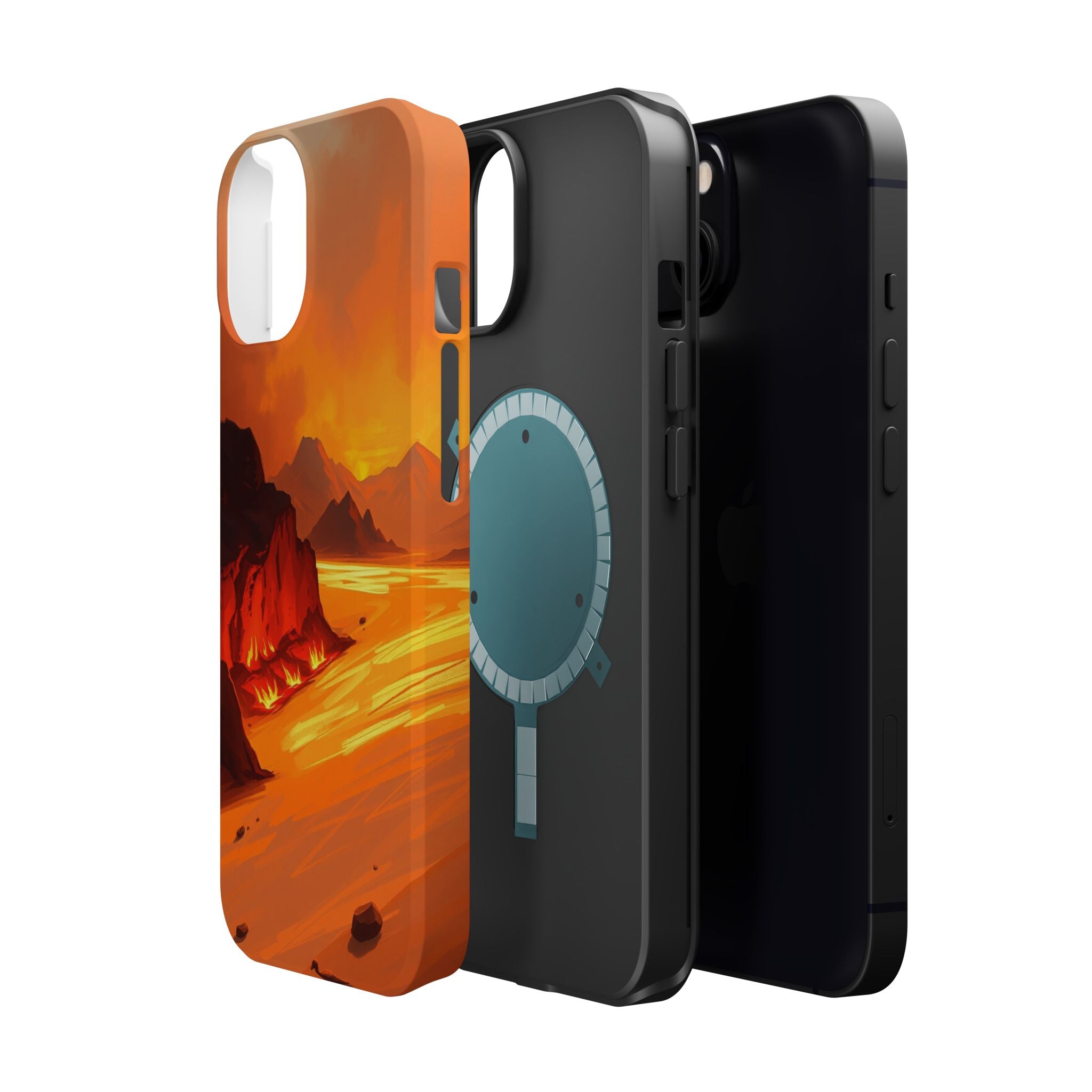 iPhone Burnt Orange And Sand Wildfire Glow Slim iPhone Everyday · iPhone Case