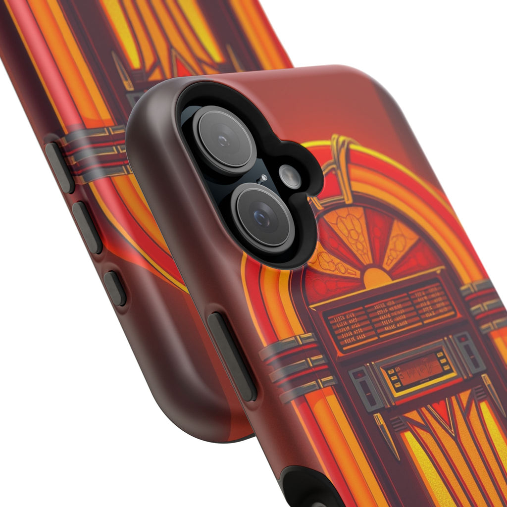 iPhone Jukebox Glow Pop Art Bold Bold Modern Everyday Snap Case · iPhone Case