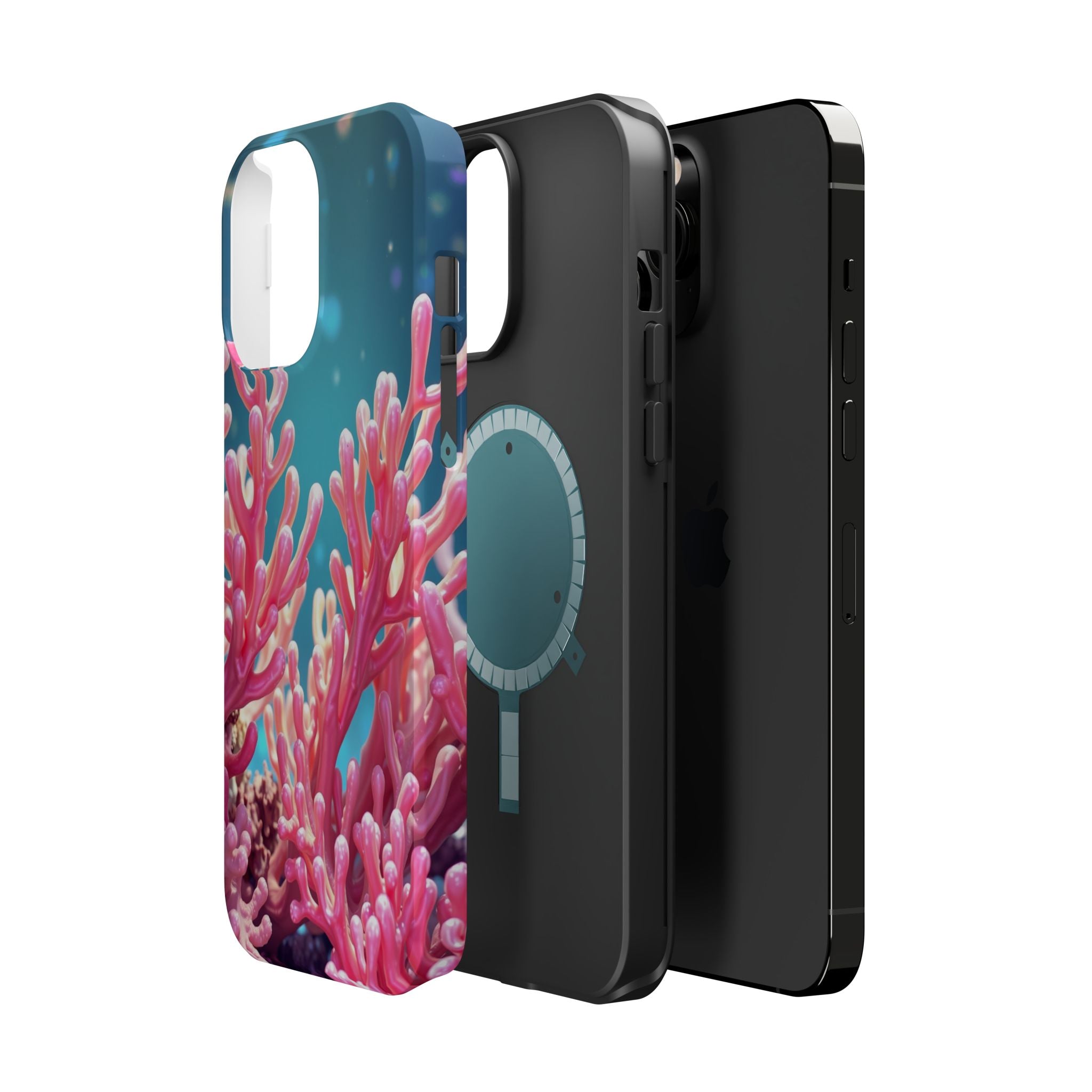 iPhone Coral Reef Life Holographic Iridescent Slim iPhone Everyday · iPhone Case