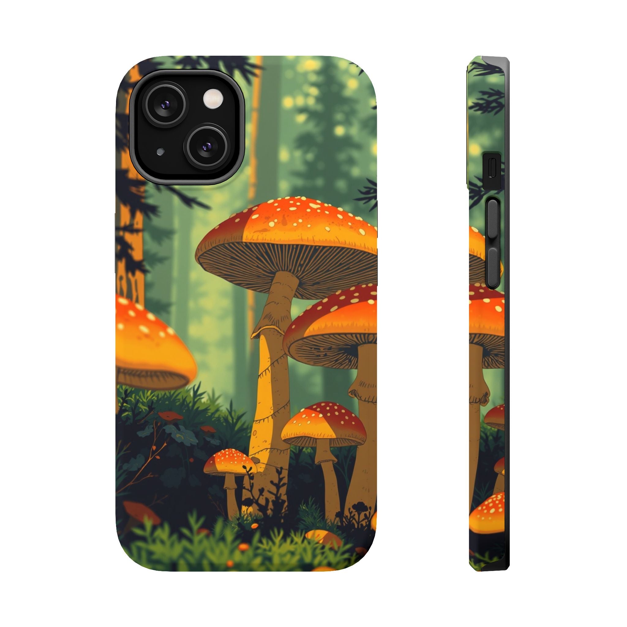 iPhone Earthy Mushroom Forest Design Slim Everyday iPhone 19 Designer · iPhone C