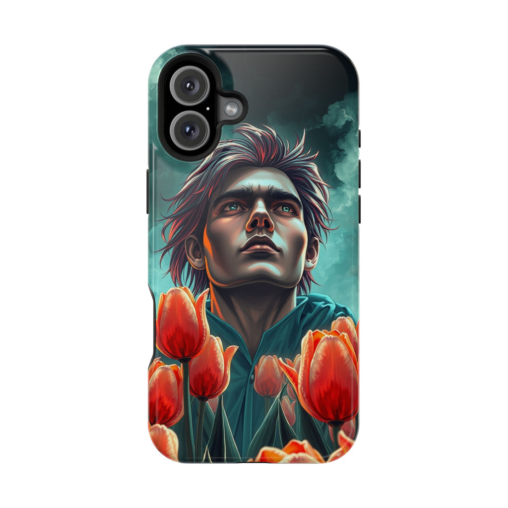 iPhone Tulip Row Electric Art Slim Everyday Designer Case · iPhone Case