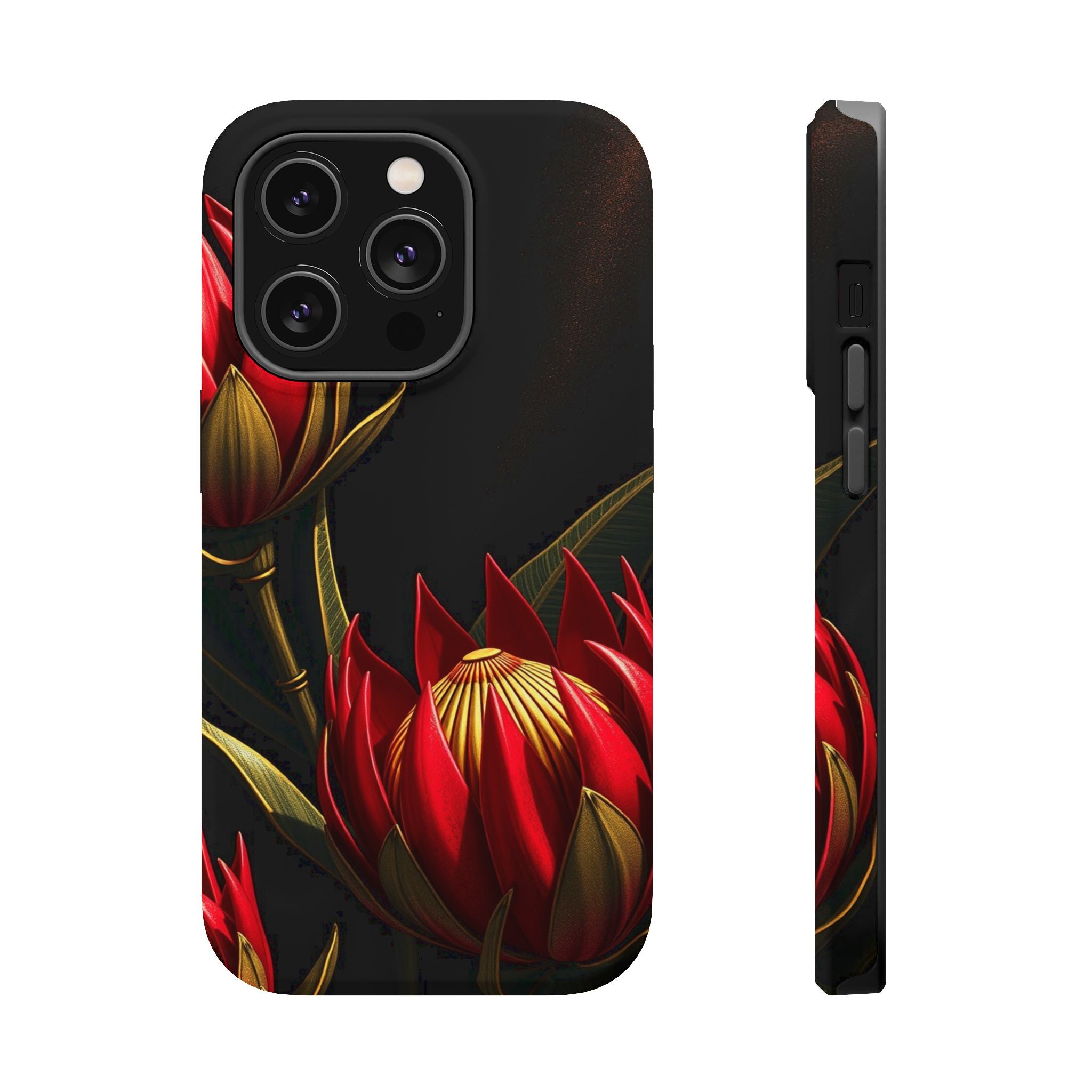 iPhone Protea Bold Gold Foil Luxury Slim Everyday Designer Case · iPhone Case