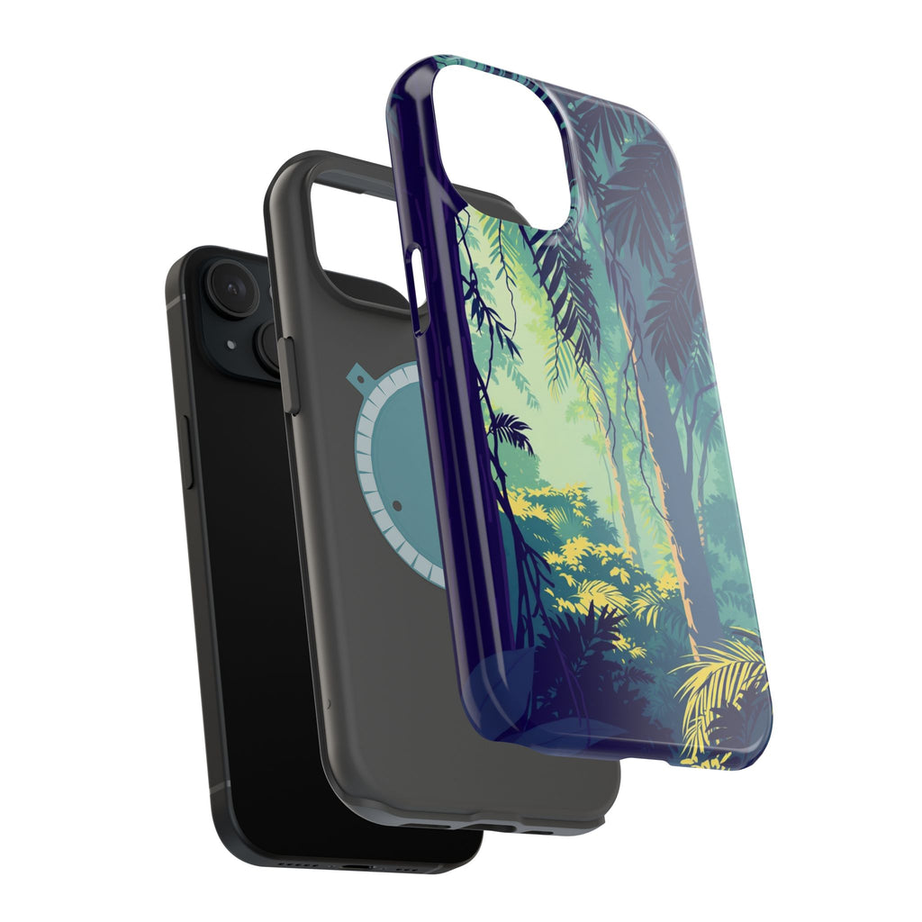 iPhone Mint And Blush Rainforest Canopy Slim Everyday iPhone Designer · iPhone C