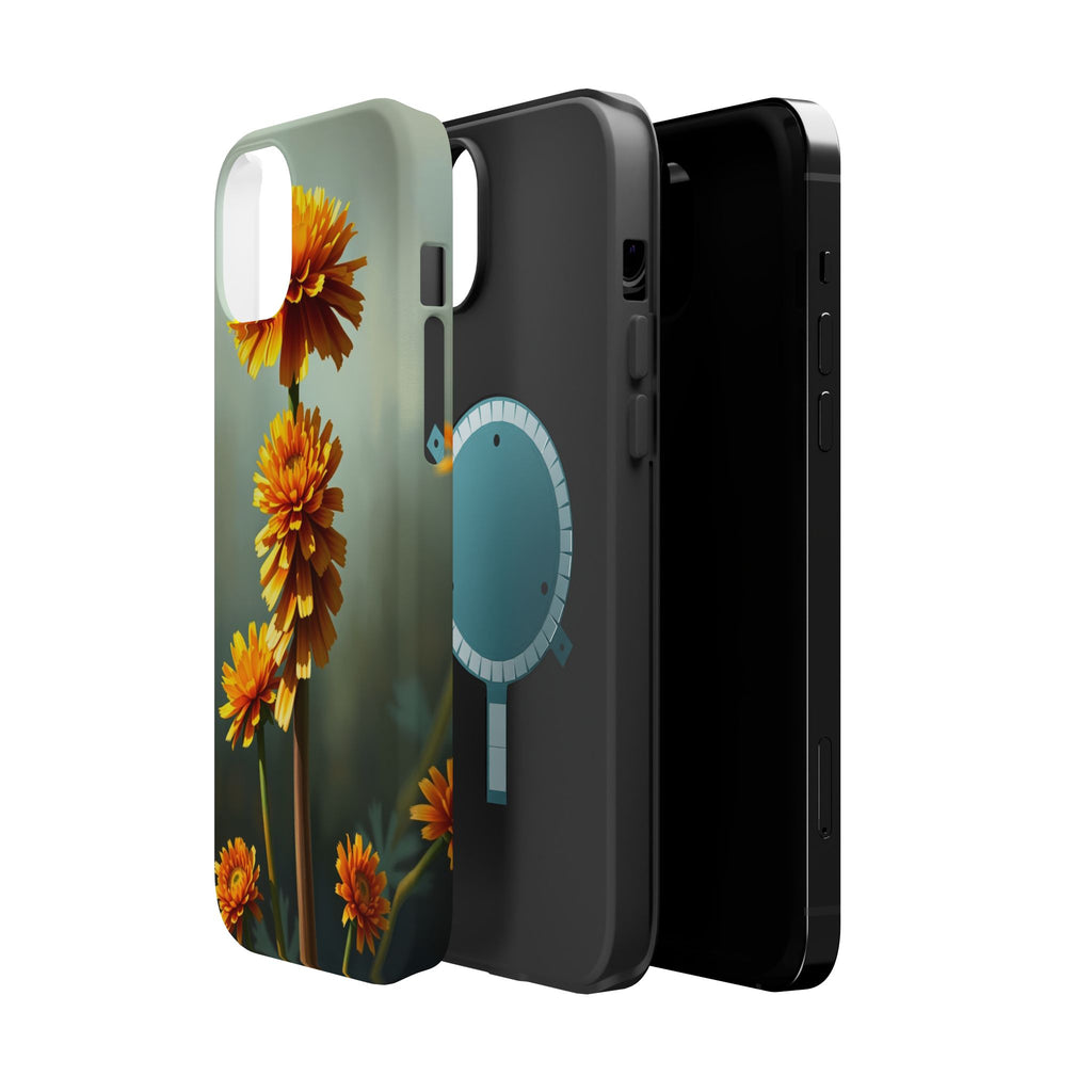 iPhone Ranunculus Stack Electric Art Slim Everyday Designer Case · iPhone Case