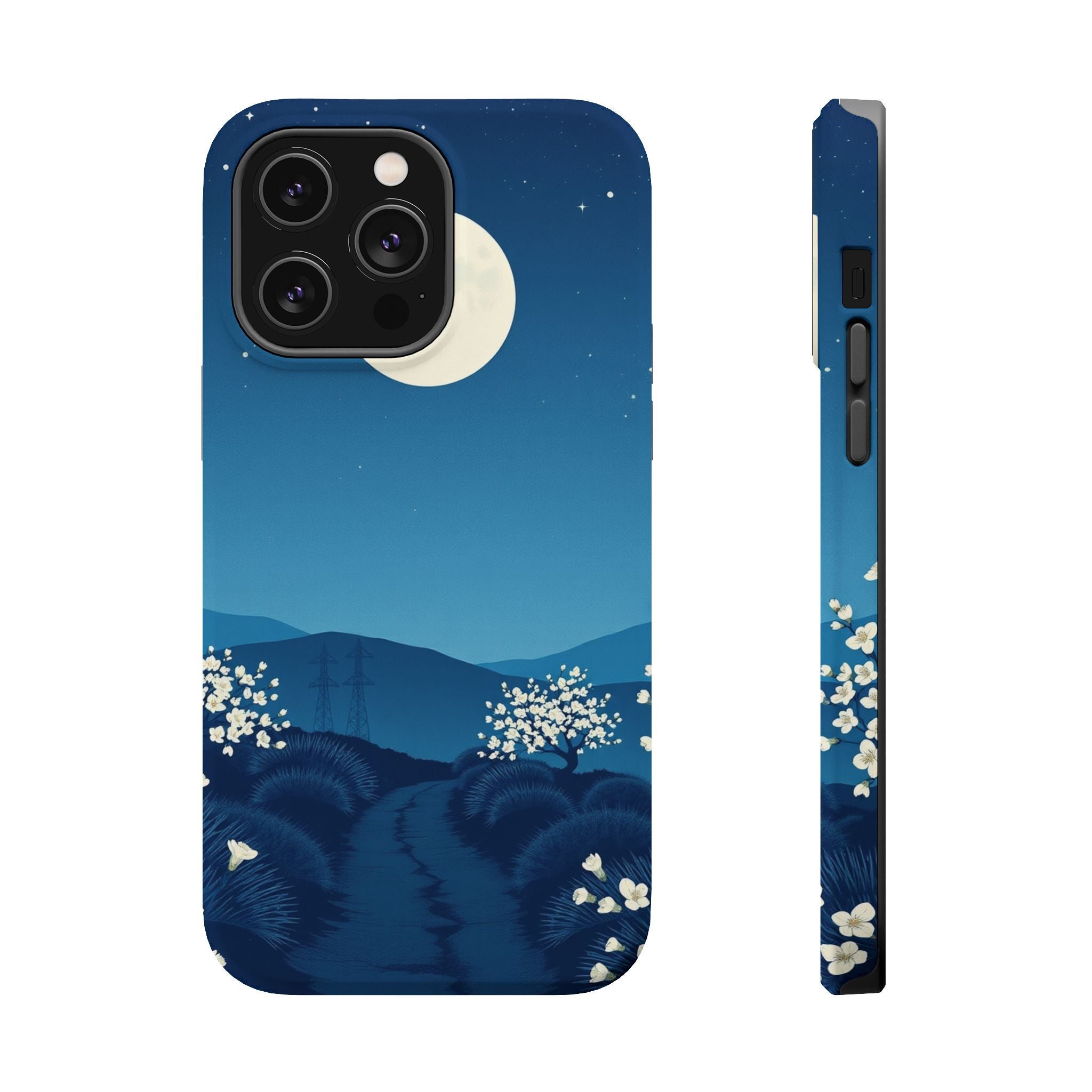 iPhone Vibrant Blossom Trail Design Slim Everyday Designer Case · iPhone Case