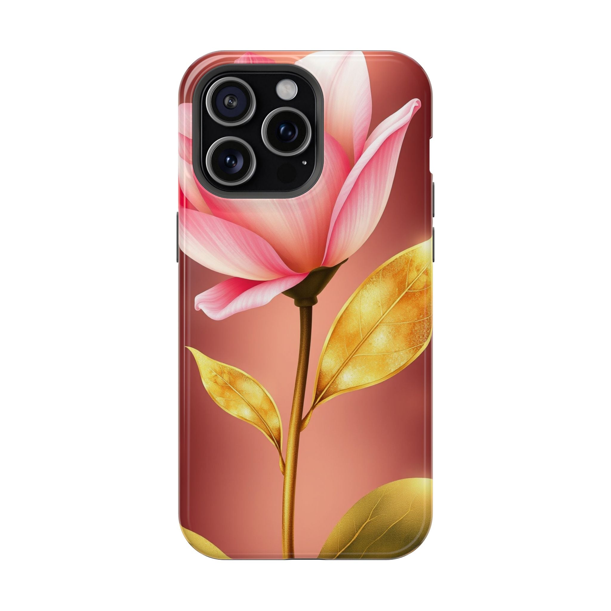 iPhone Dreamy Bloom and Leaf Design 14 Slim Everyday Designer Case · iPhone Case
