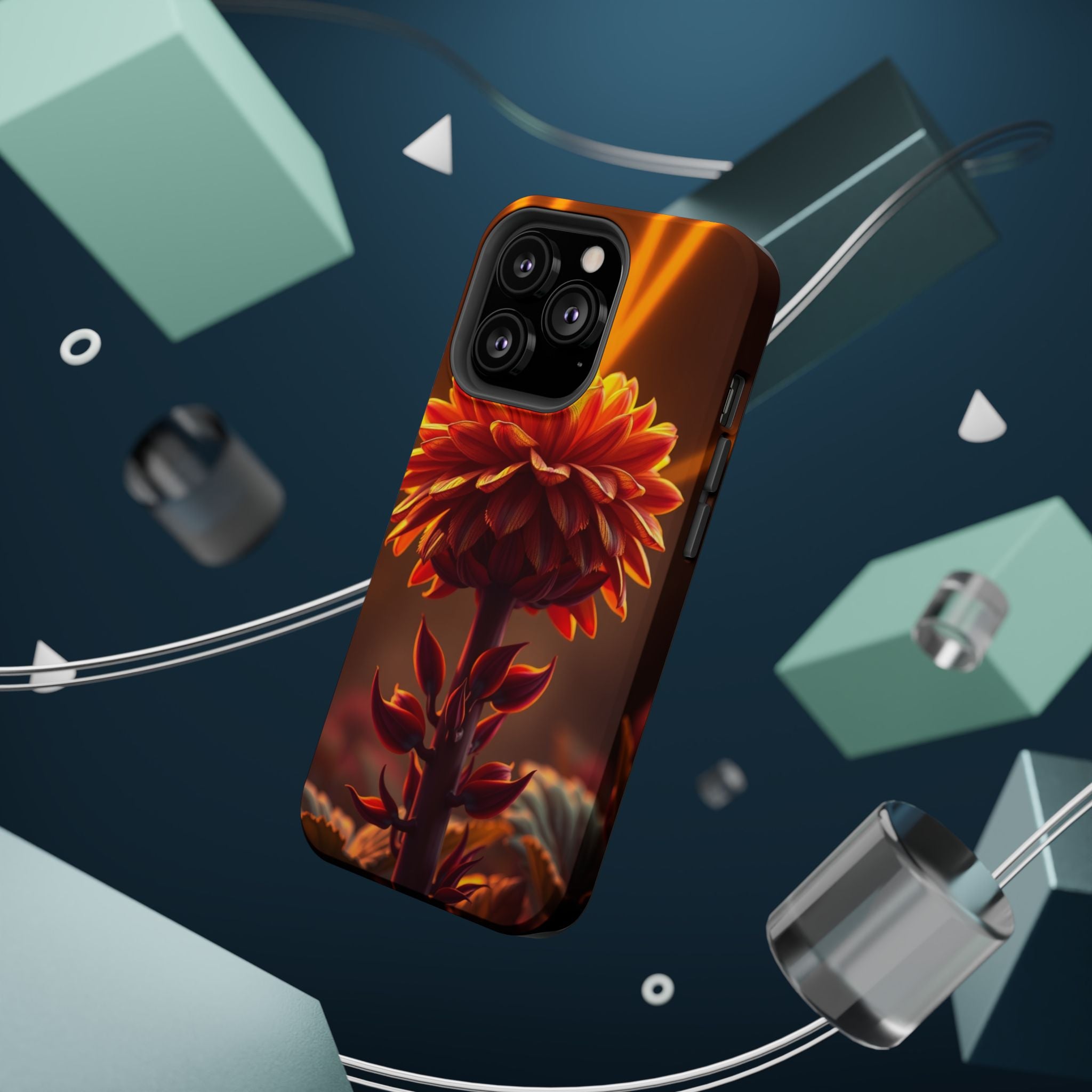 iPhone Mustard And Rust Ranunculus Stack Slim Everyday iPhone Designer · iPhone