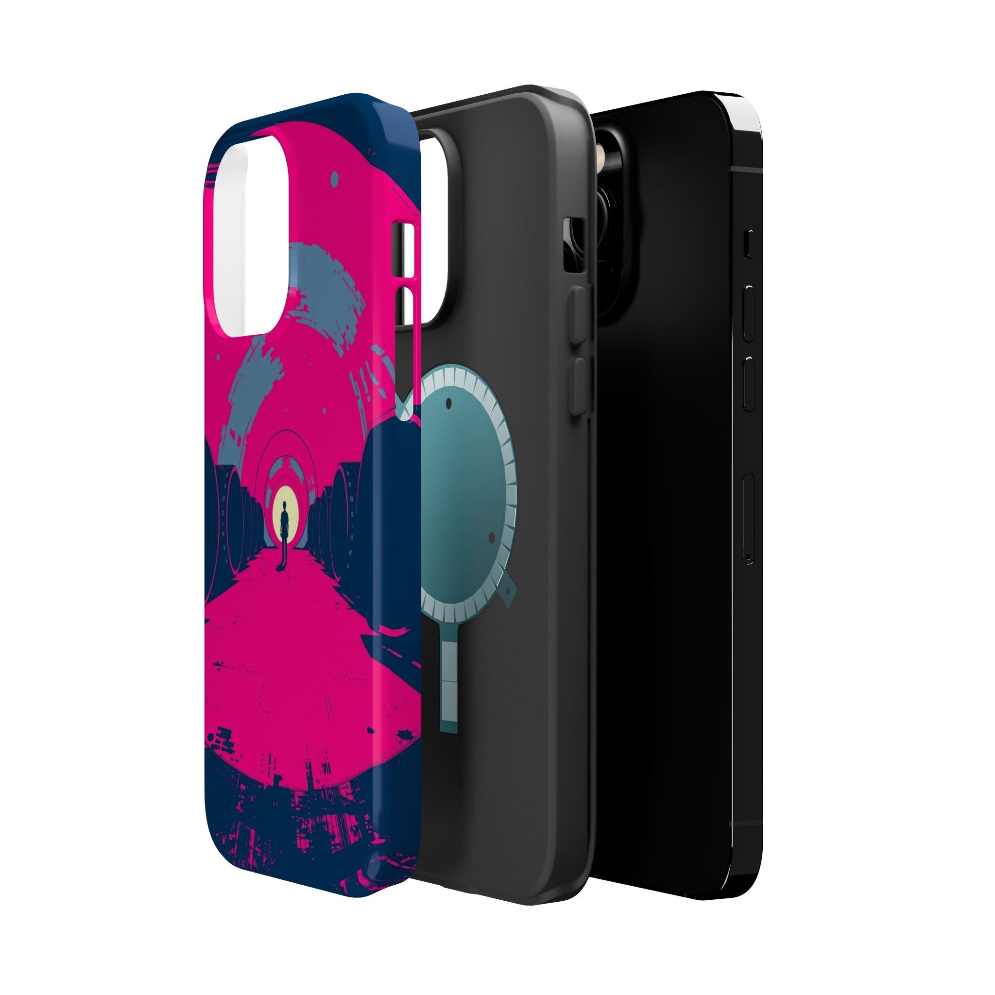 iPhone 1960s Mod Circles Bold Art Bold Modern Everyday Snap Case · iPhone Case