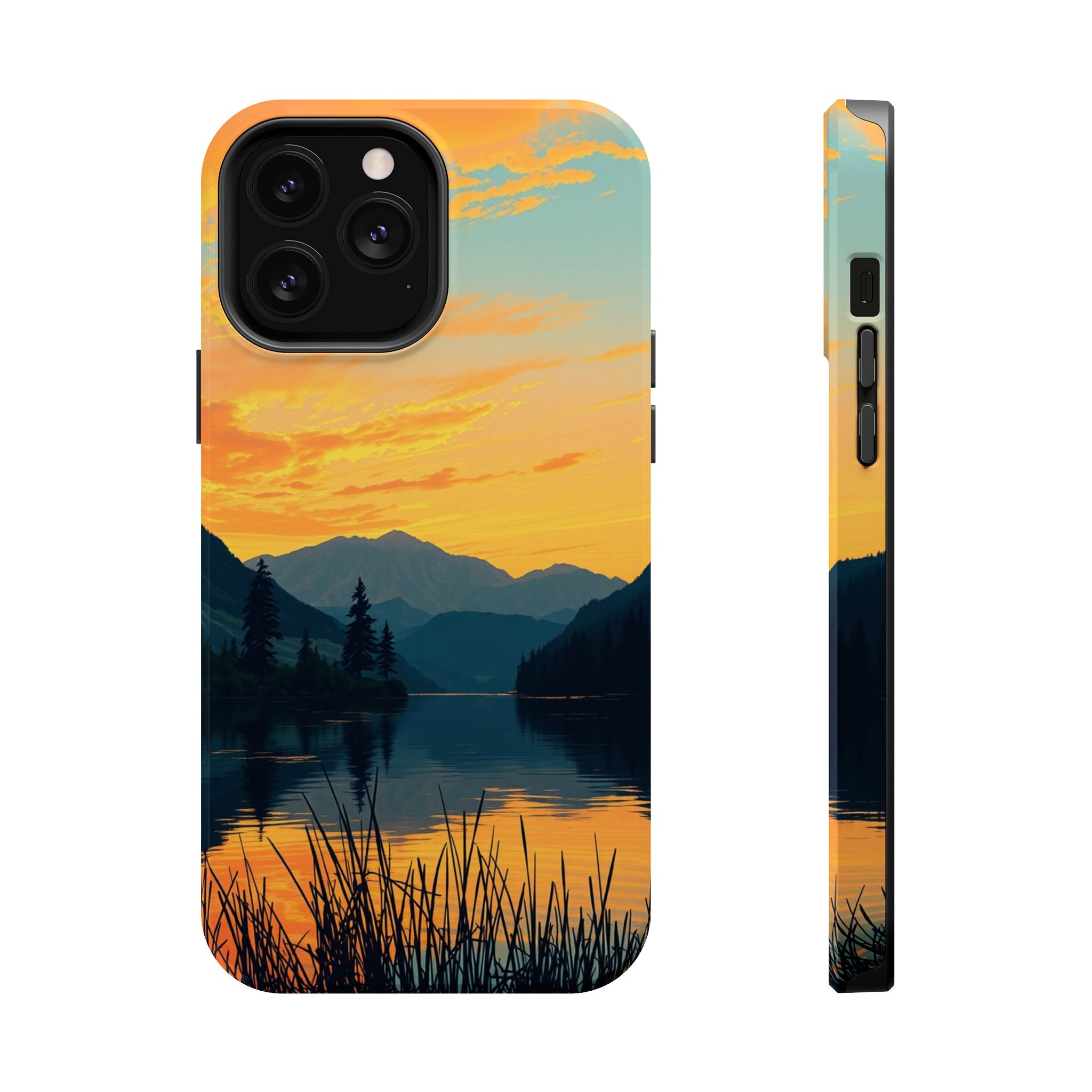 iPhone Lake at Twilight Oil Painting Impressionist iPhone Artistic · iPhone Case