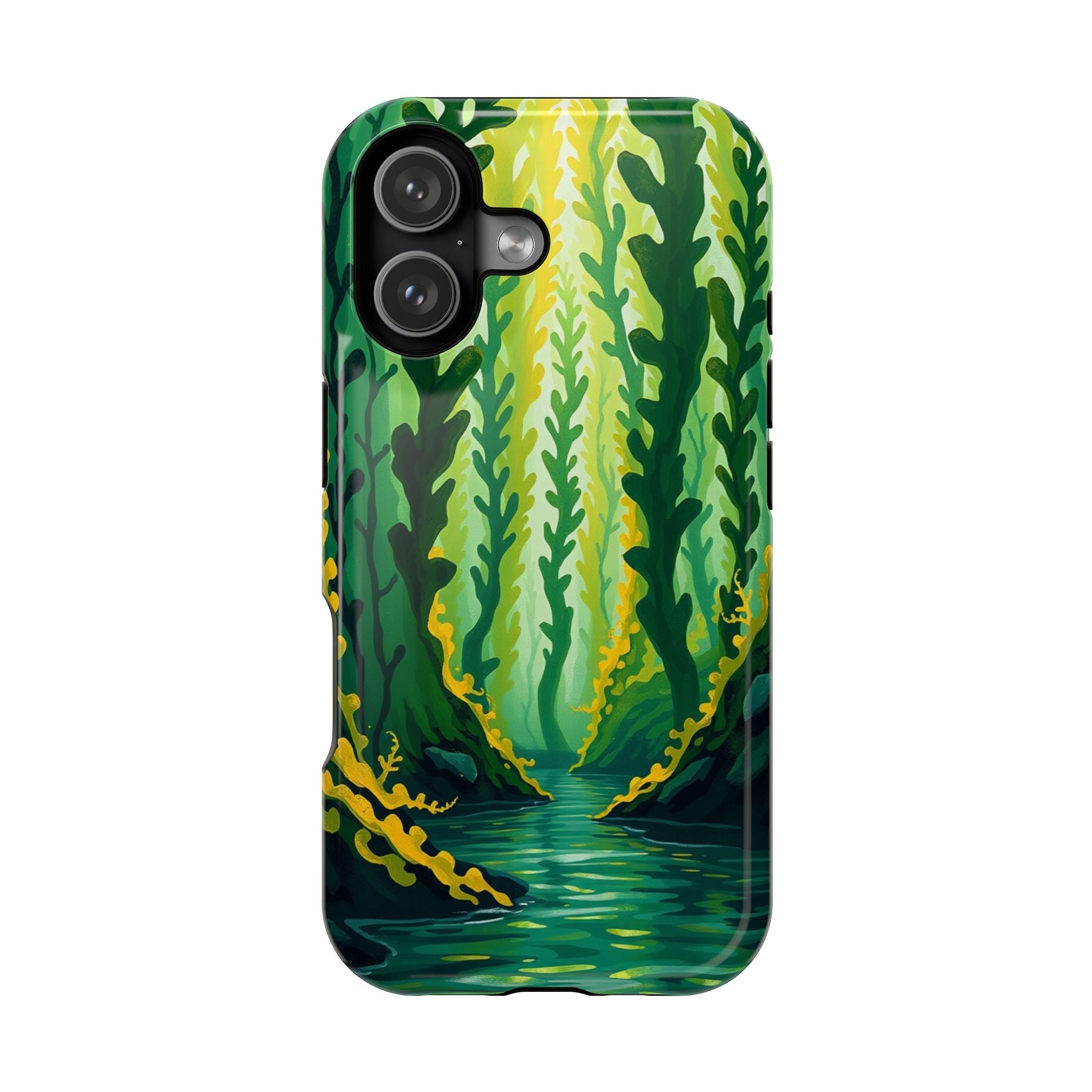 iPhone Kelp Forest Oil Painting Impressionist Slim iPhone Everyday · iPhone Case