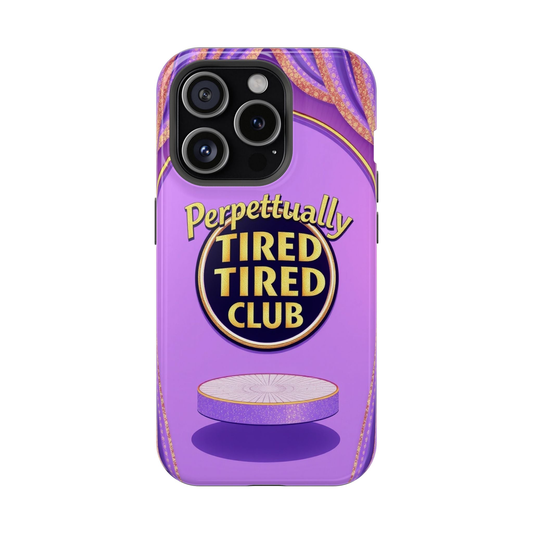 iPhone Perpetually Tired Club Bold Art Slim Everyday Designer Case · iPhone Case
