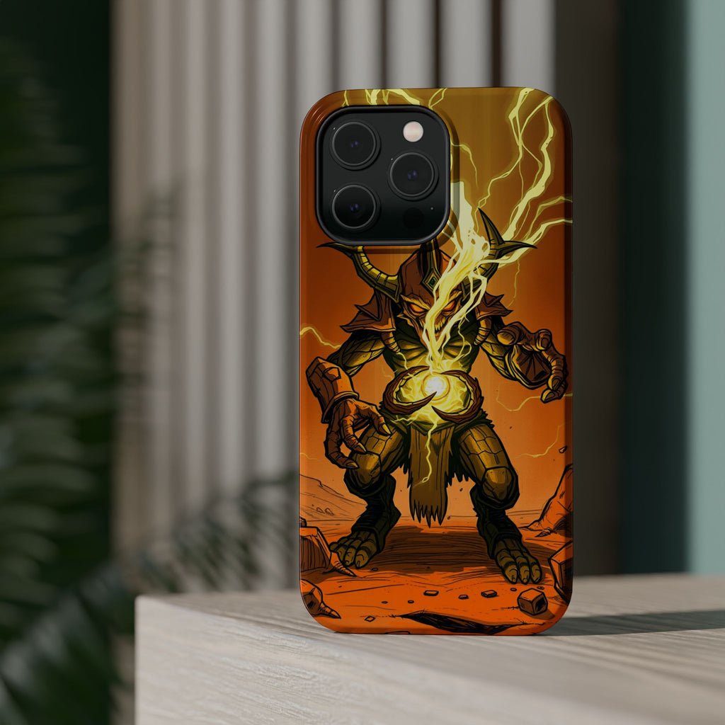 iPhone Burnt Orange And Sand Chaos Goblin Energy Clean Minimal Snap Case · iPhon