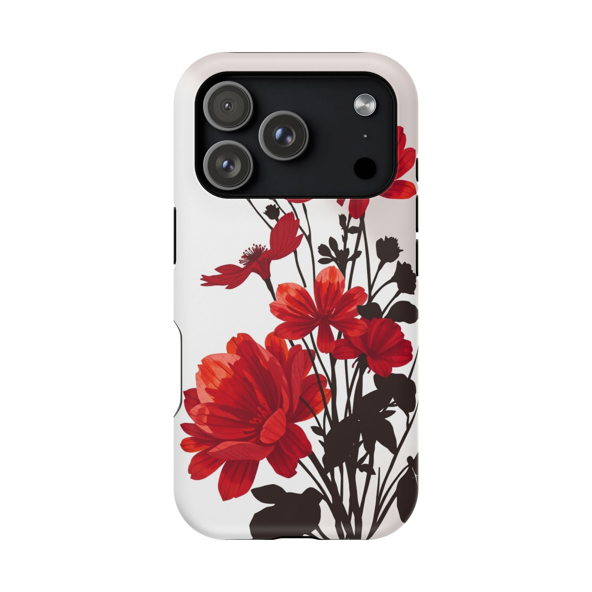 iPhone Floral Silhouette Cinematic Art Slim Snap Case · iPhone Case