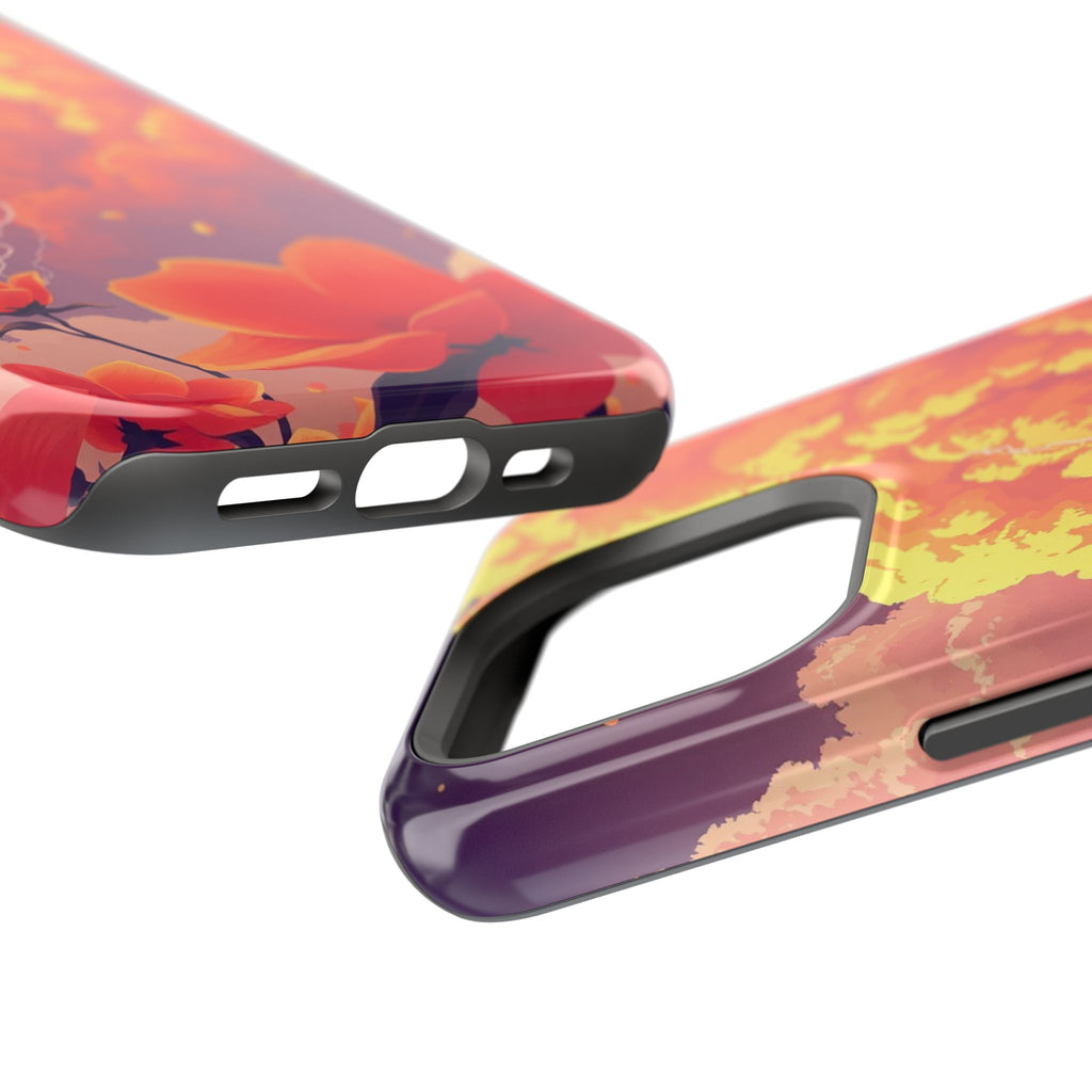 iPhone Sunset Amber And Peach Petal Storm Slim iPhone Everyday Designer · iPhone