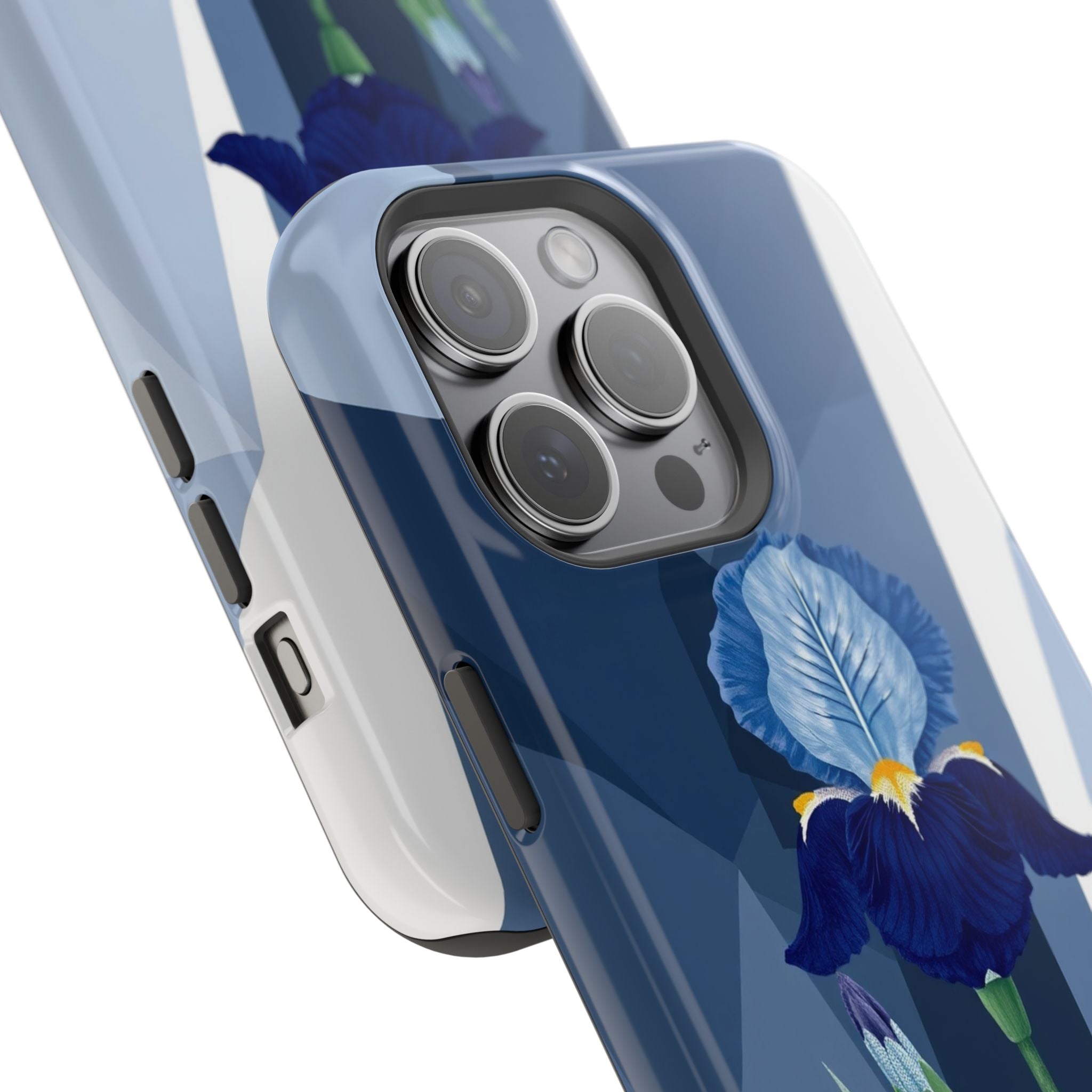 iPhone Earthy Iris Garden Design Bold Modern Everyday Snap Case · iPhone Case
