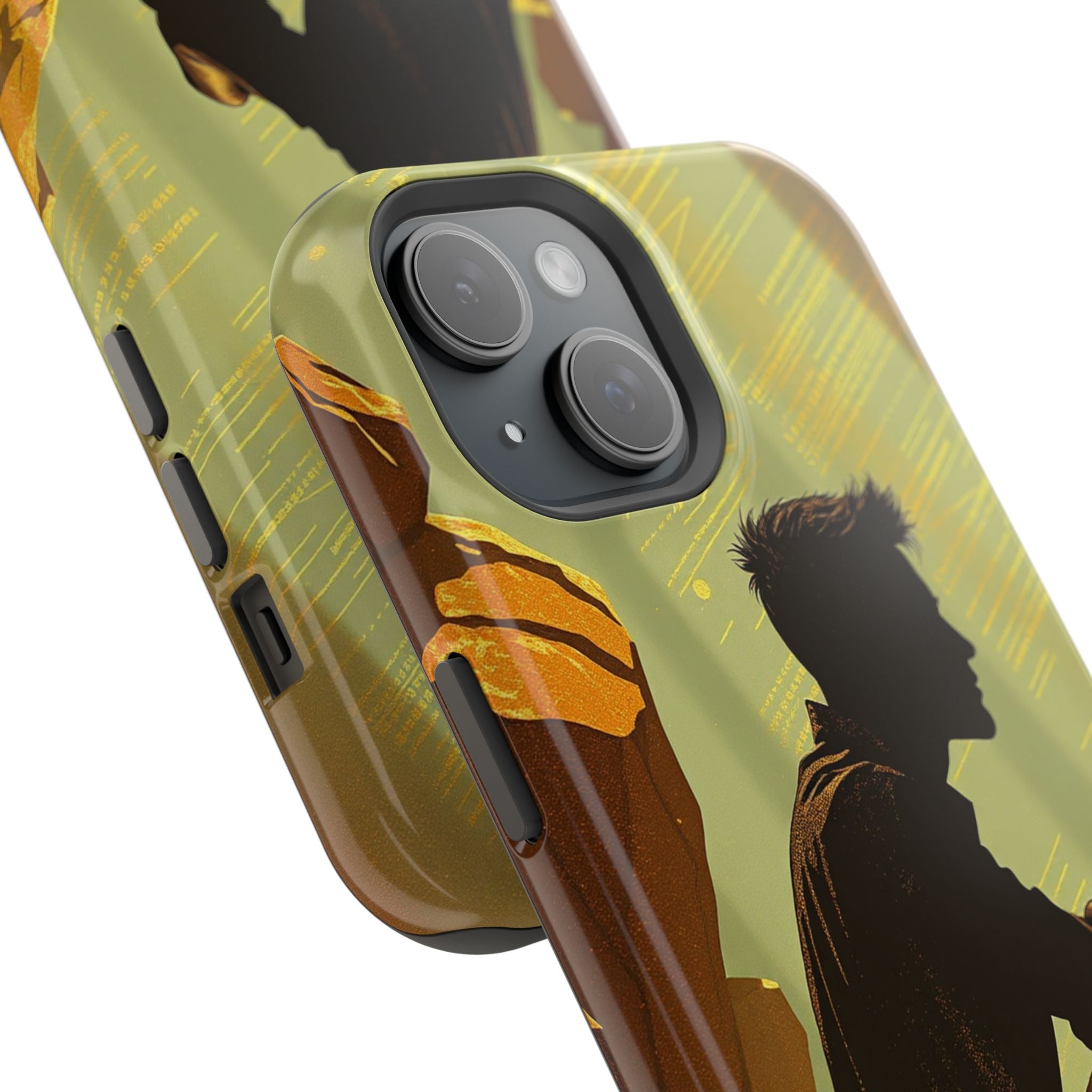iPhone Mustard And Rust Overthinking Again Slim Everyday Designer Case · iPhone