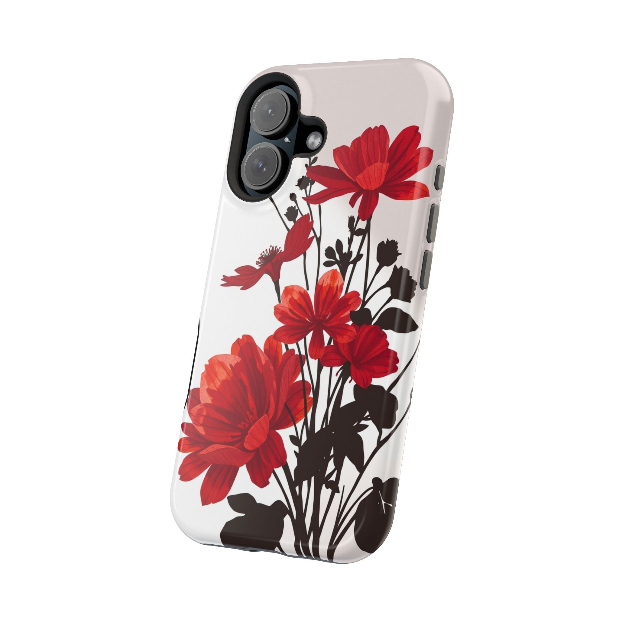 iPhone Floral Silhouette Cinematic Art Slim Snap Case · iPhone Case