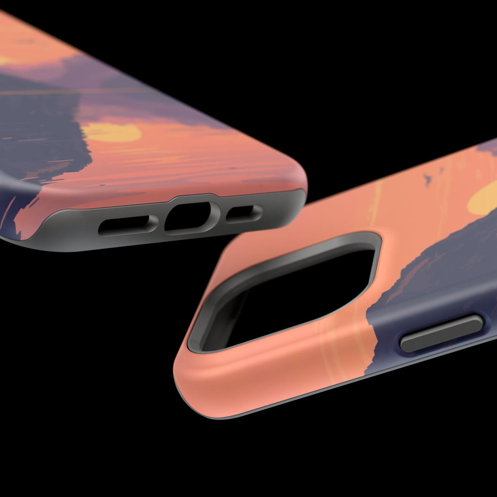 iPhone Radiant Fjord Reflection Design Slim Everyday Designer Case · iPhone Case
