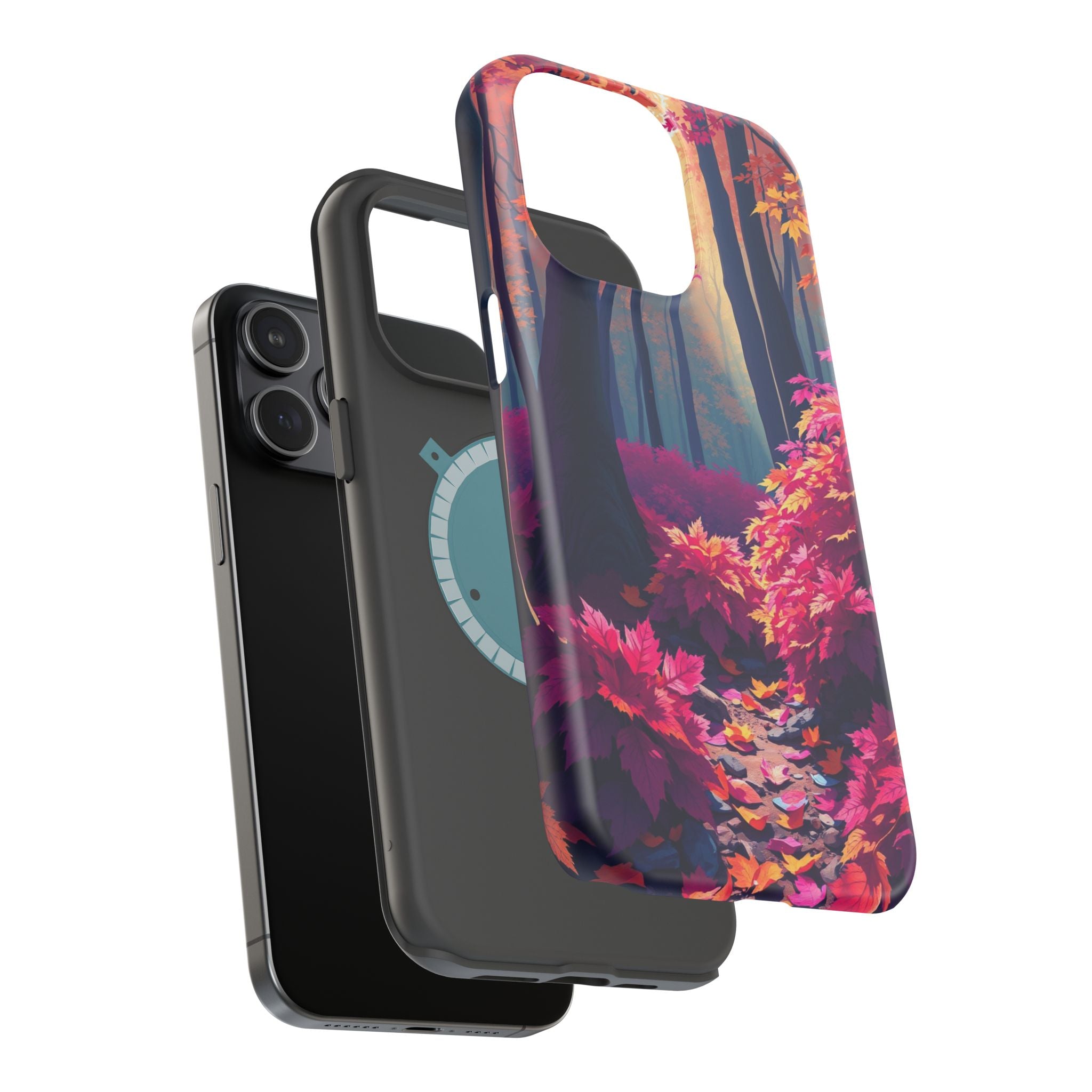 iPhone Earthy Autumn Forest Floor Design Slim Everyday iPhone Designer · iPhone
