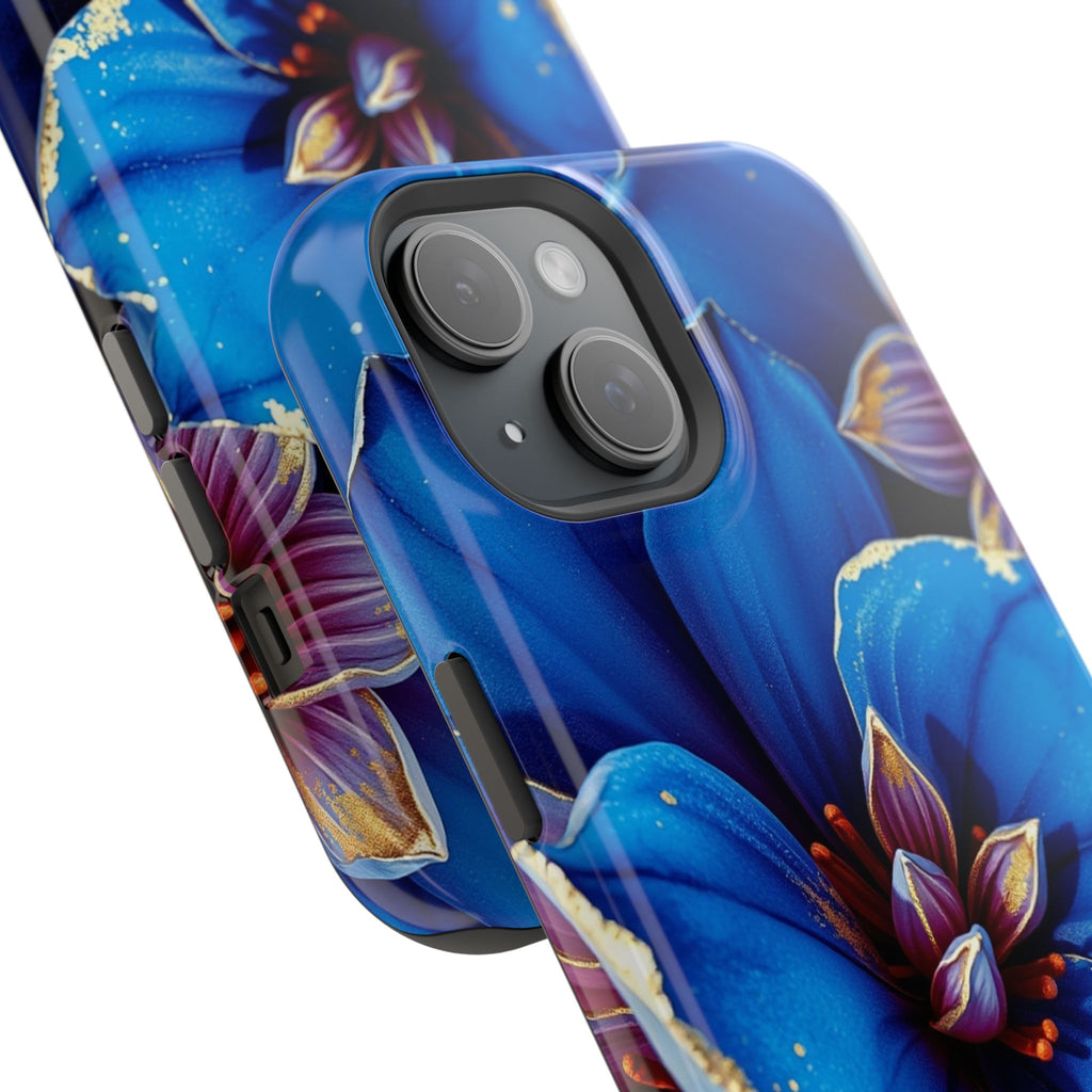 iPhone Floral Gold Foil Serene Design Slim Snap Case Ga · iPhone Case