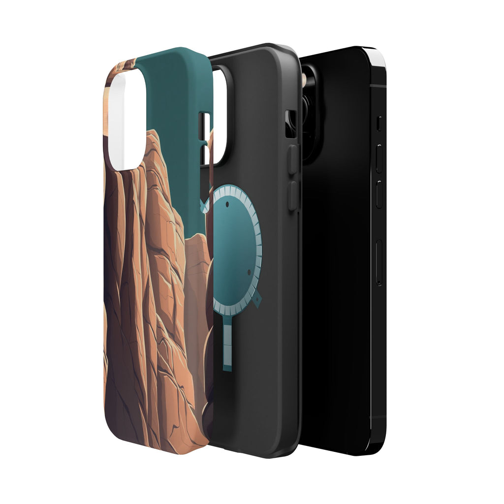 iPhone Canyon Wall Dark Academia Bold Modern Everyday Snap Case · iPhone Case