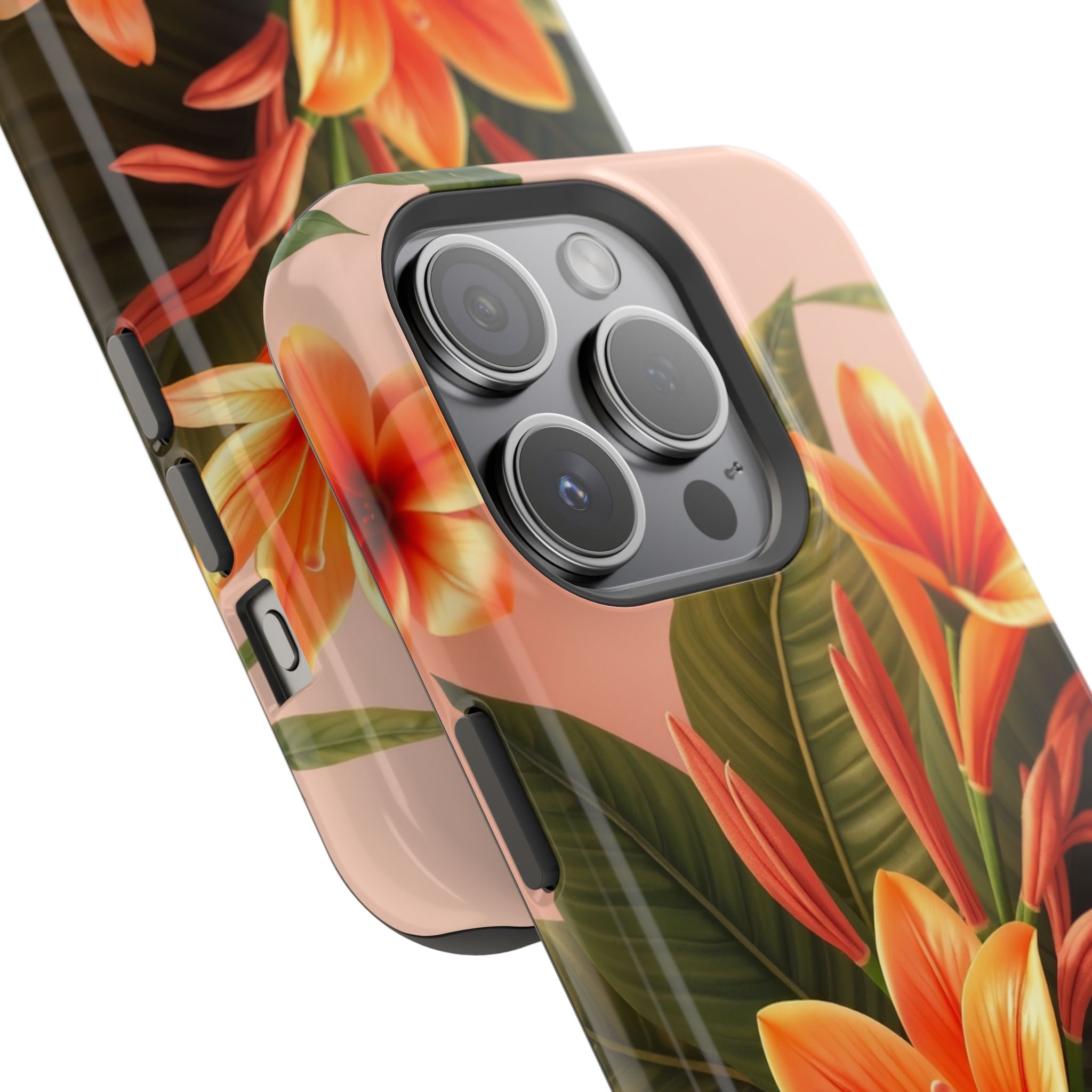 iPhone Tropical Bloom 3D Digital Bold Modern Everyday Snap Case · iPhone Case