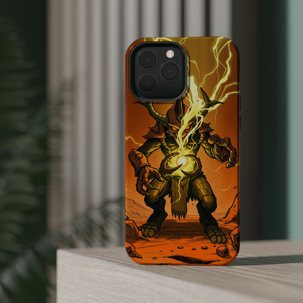 iPhone Burnt Orange And Sand Chaos Goblin Energy Clean Minimal Snap Case · iPhon