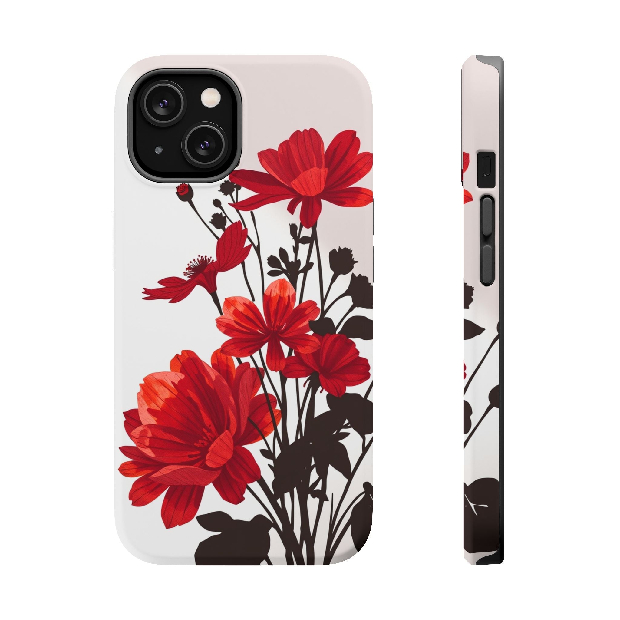 iPhone Floral Silhouette Cinematic Art Slim Snap Case · iPhone Case