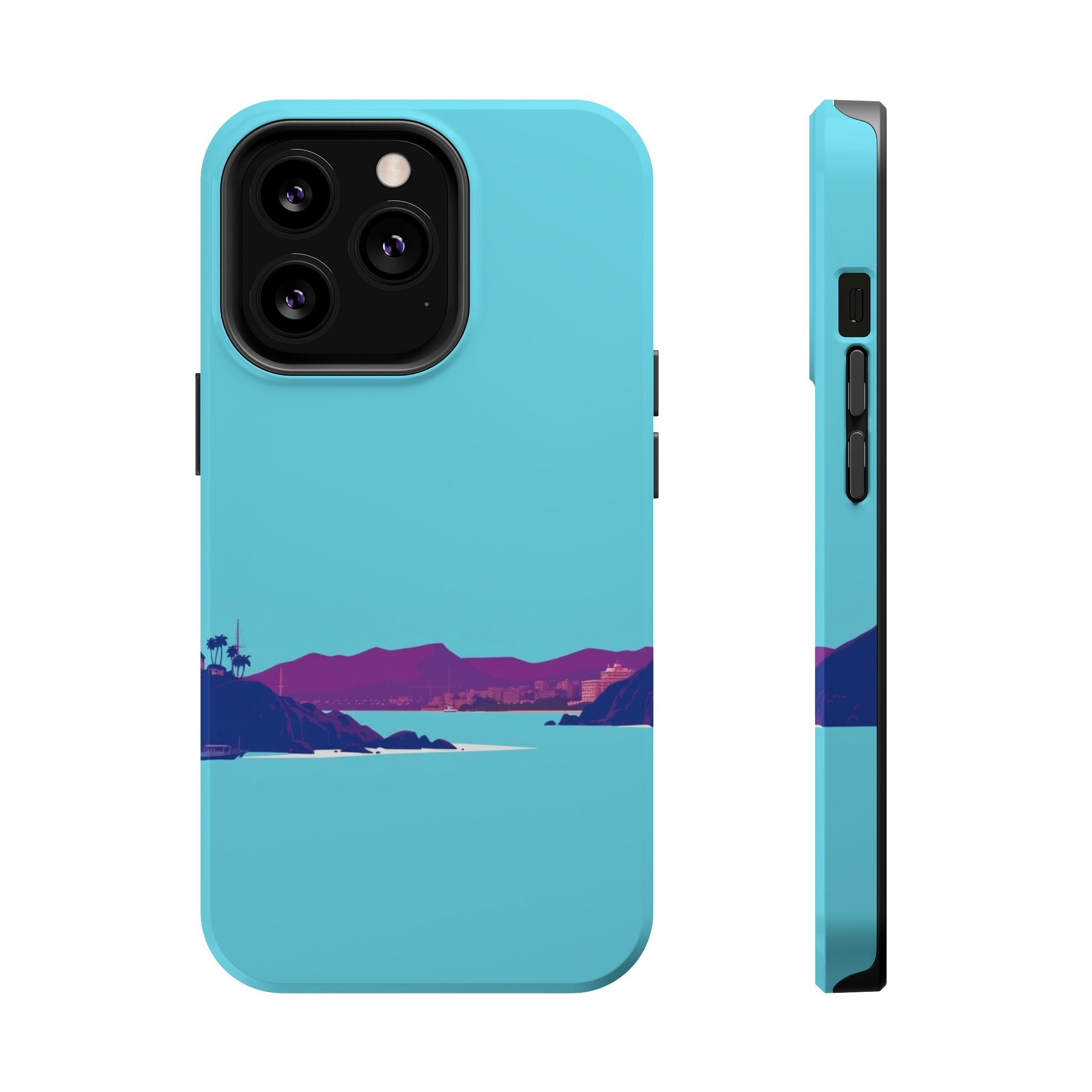 iPhone Hibiscus Coast Mystic Art Bold Modern Everyday Snap Case · iPhone Case