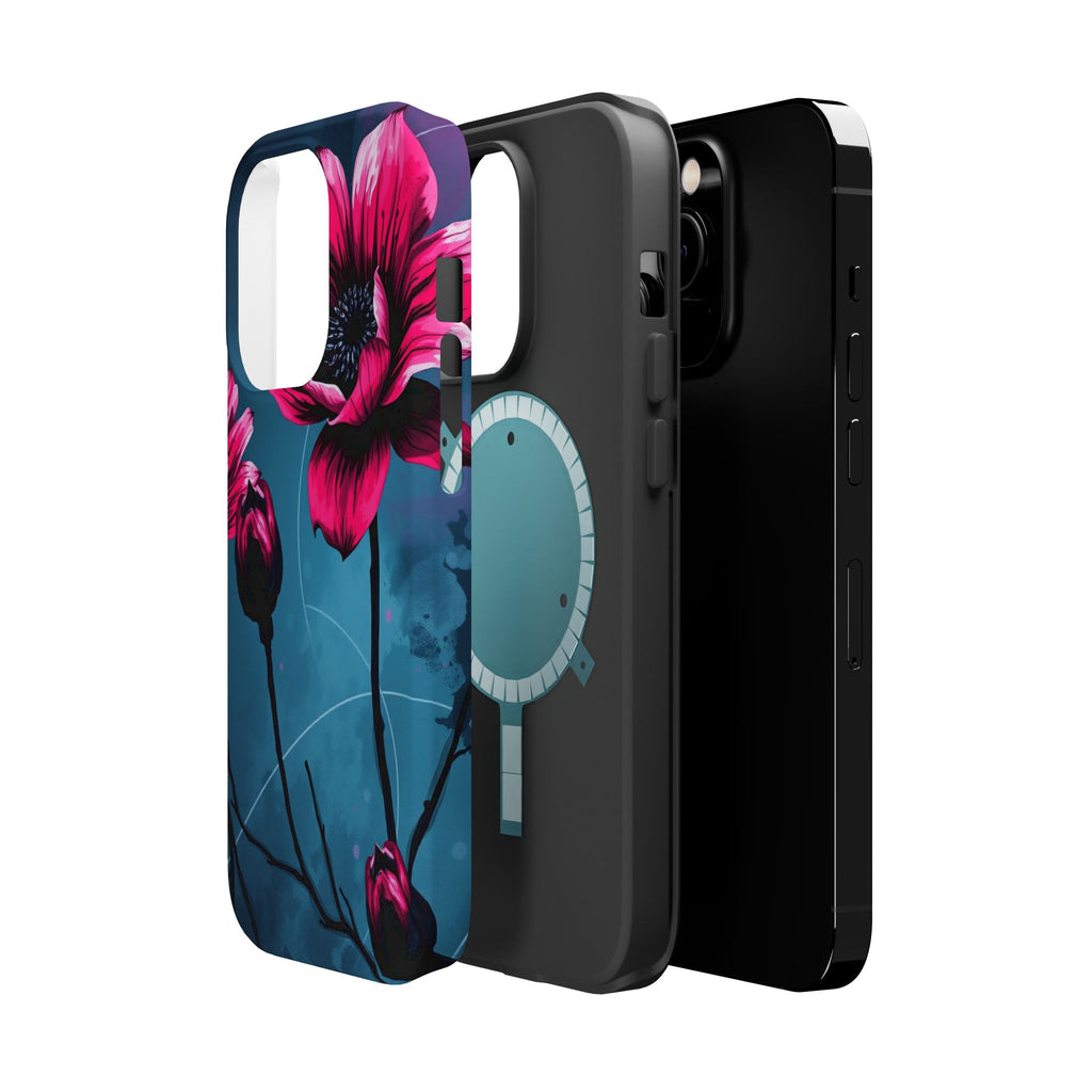 iPhone Floral Ink Wash Bold Art Slim Everyday Designer Case · iPhone Case