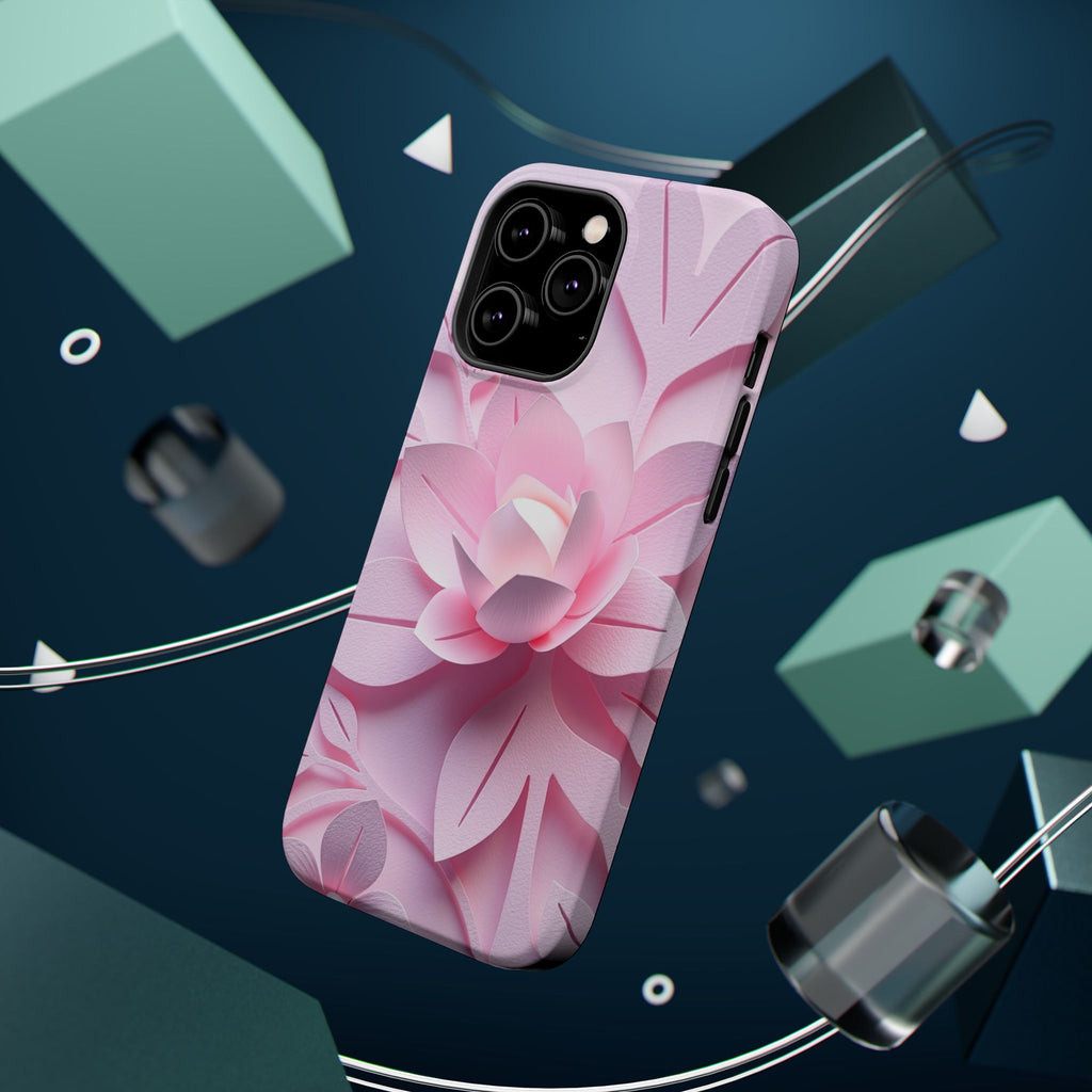 iPhone Floral Geometric Paper Cut Art Slim Everyday Designer Case · iPhone Case